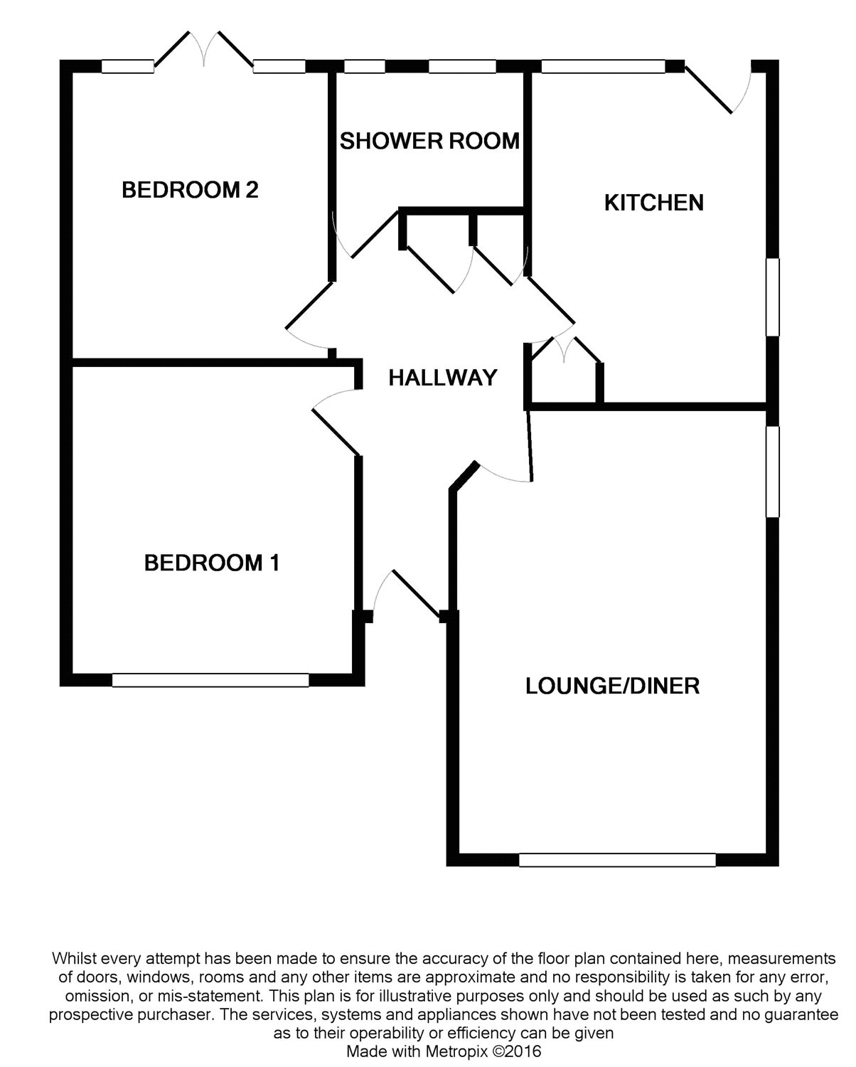 2 Bedrooms Bungalow to rent in Linley Close, Worcester WR3