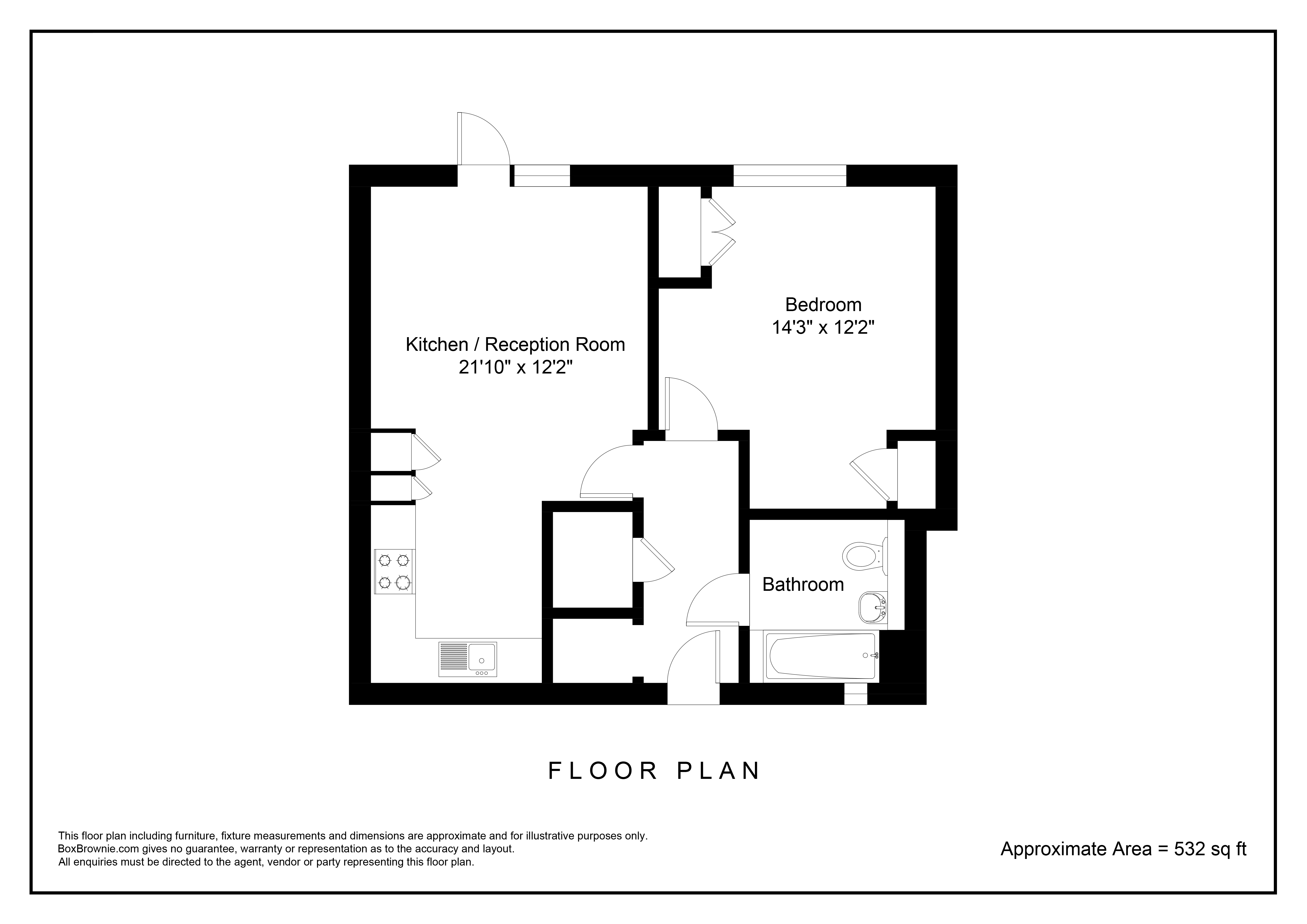 63, Strawberry Fields, Addlestone floorplan