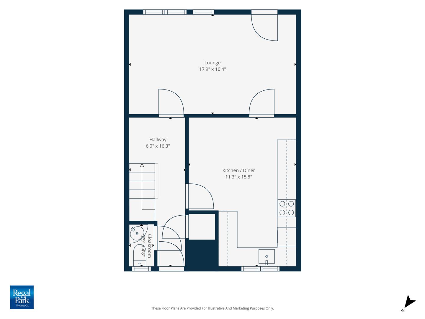 Watergall, Peterborough floorplan