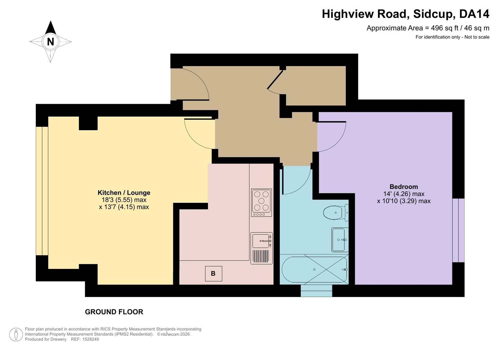 5b, Highview Road, Sidcup floorplan