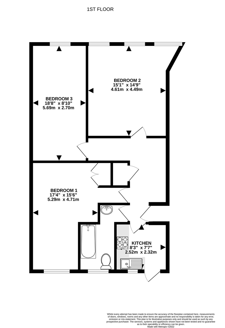 14a, Parson Street, Hendon floorplan