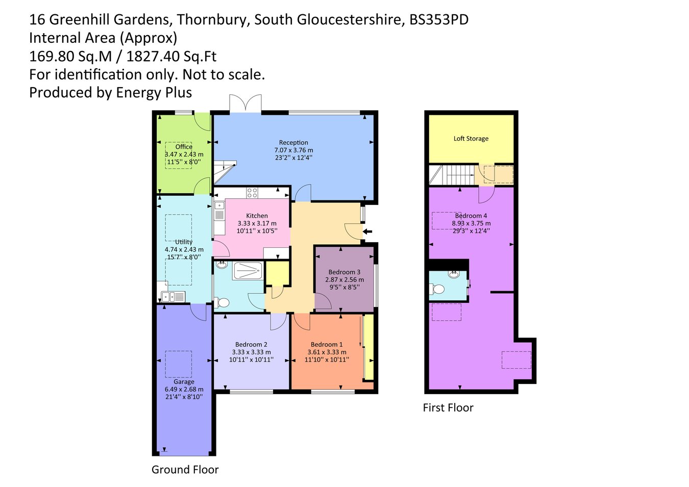 16, Greenhill Gardens, South Gloucestershire floorplan