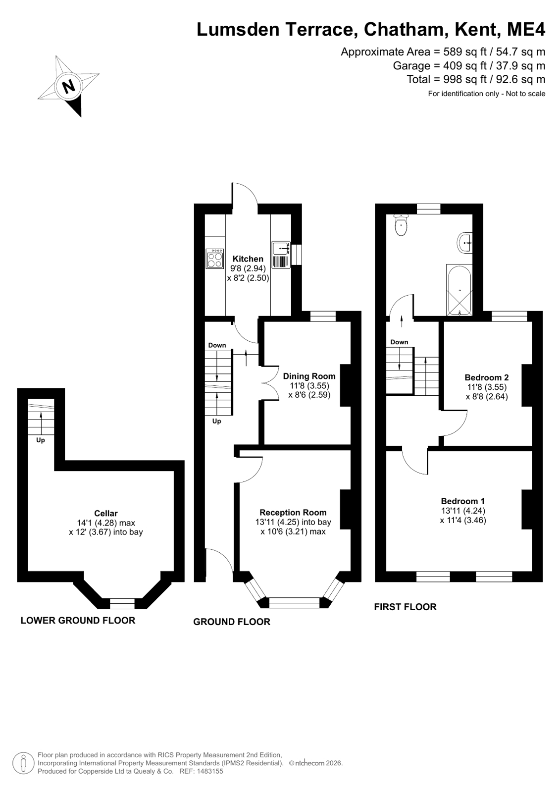 8, Lumsden Terrace, Kent floorplan