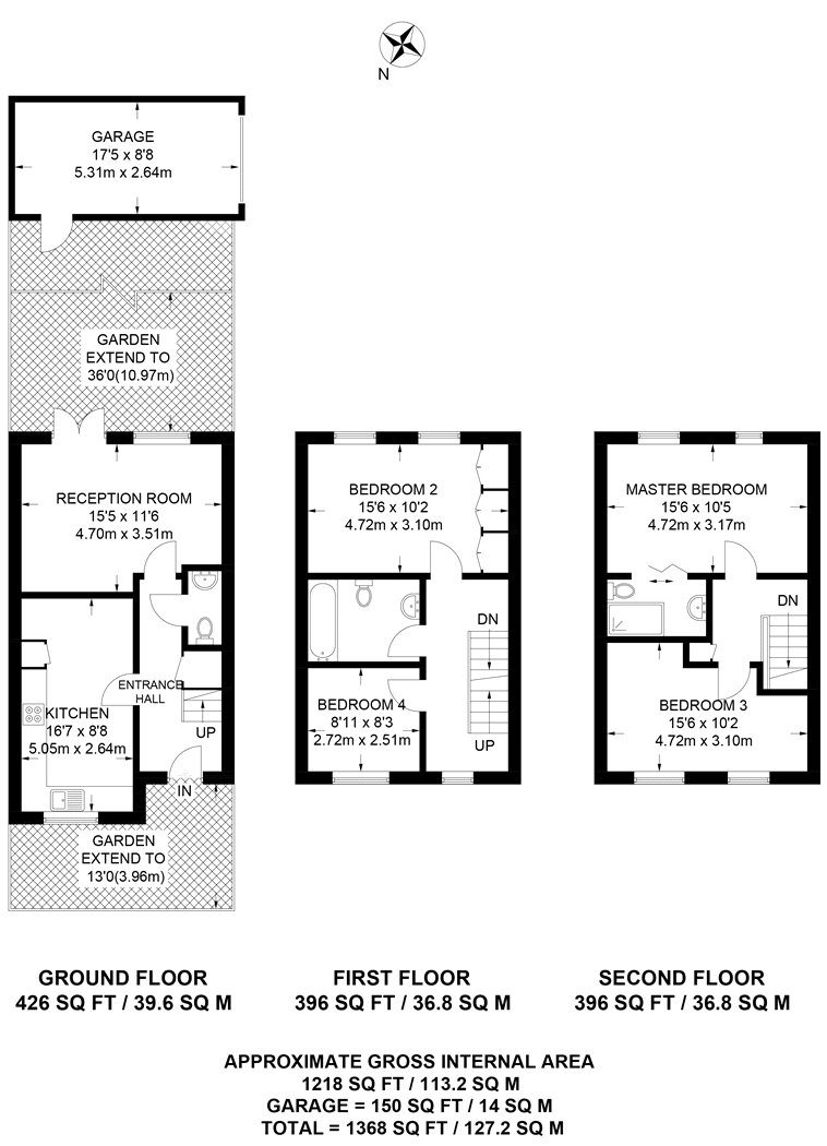 4 Bedrooms Terraced house for sale in Lyndhurst Walk, Borehamwood, Hertfordshire WD6