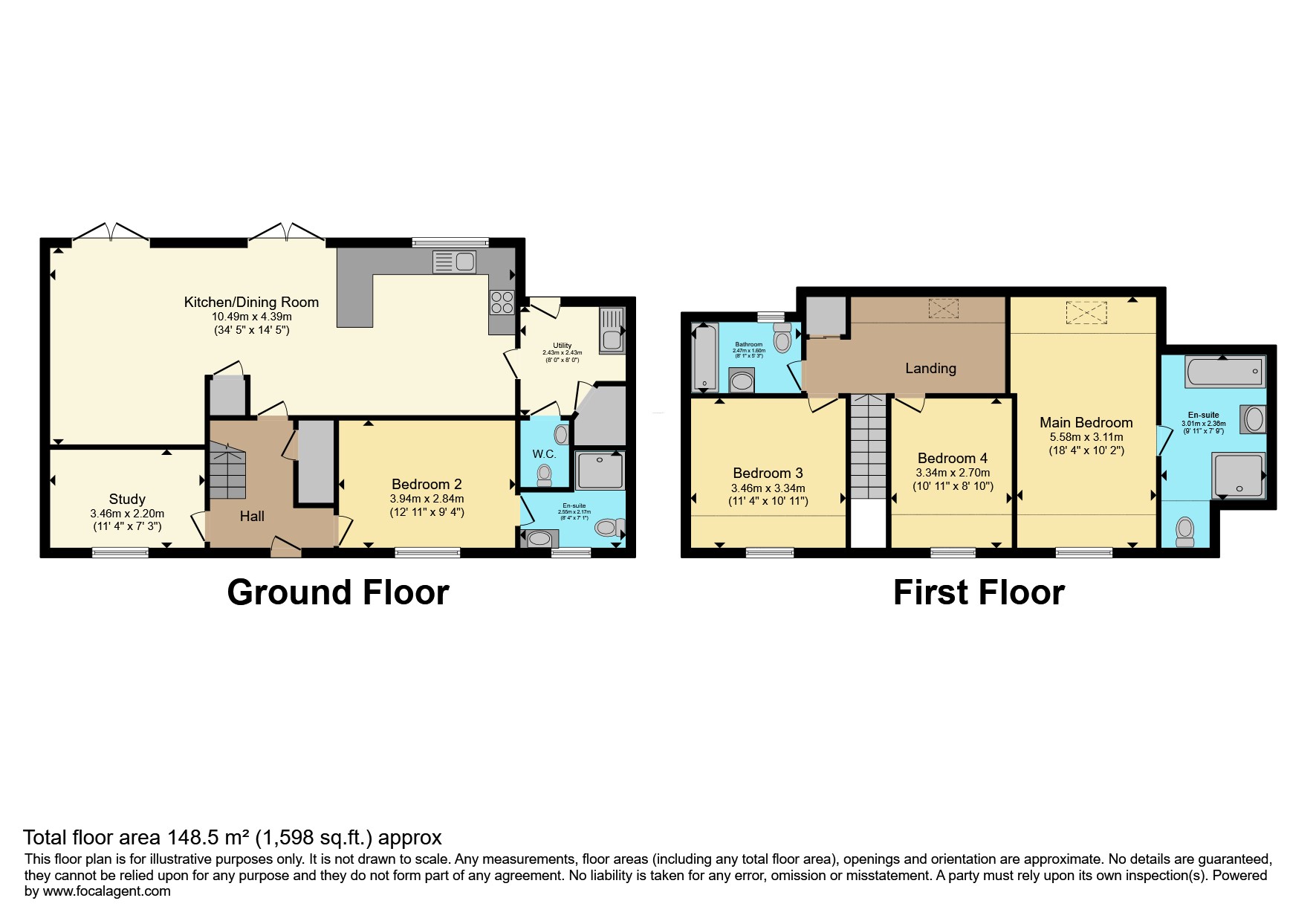 13, Manor Gardens, Exbourne, Okehampton floorplan