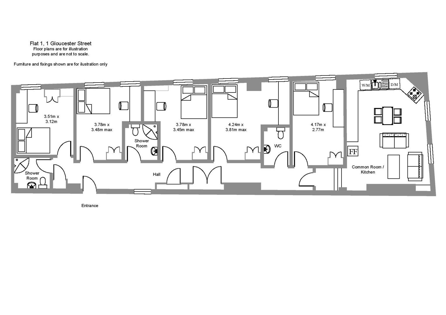 Gloucester Street, Leamington Spa floorplan