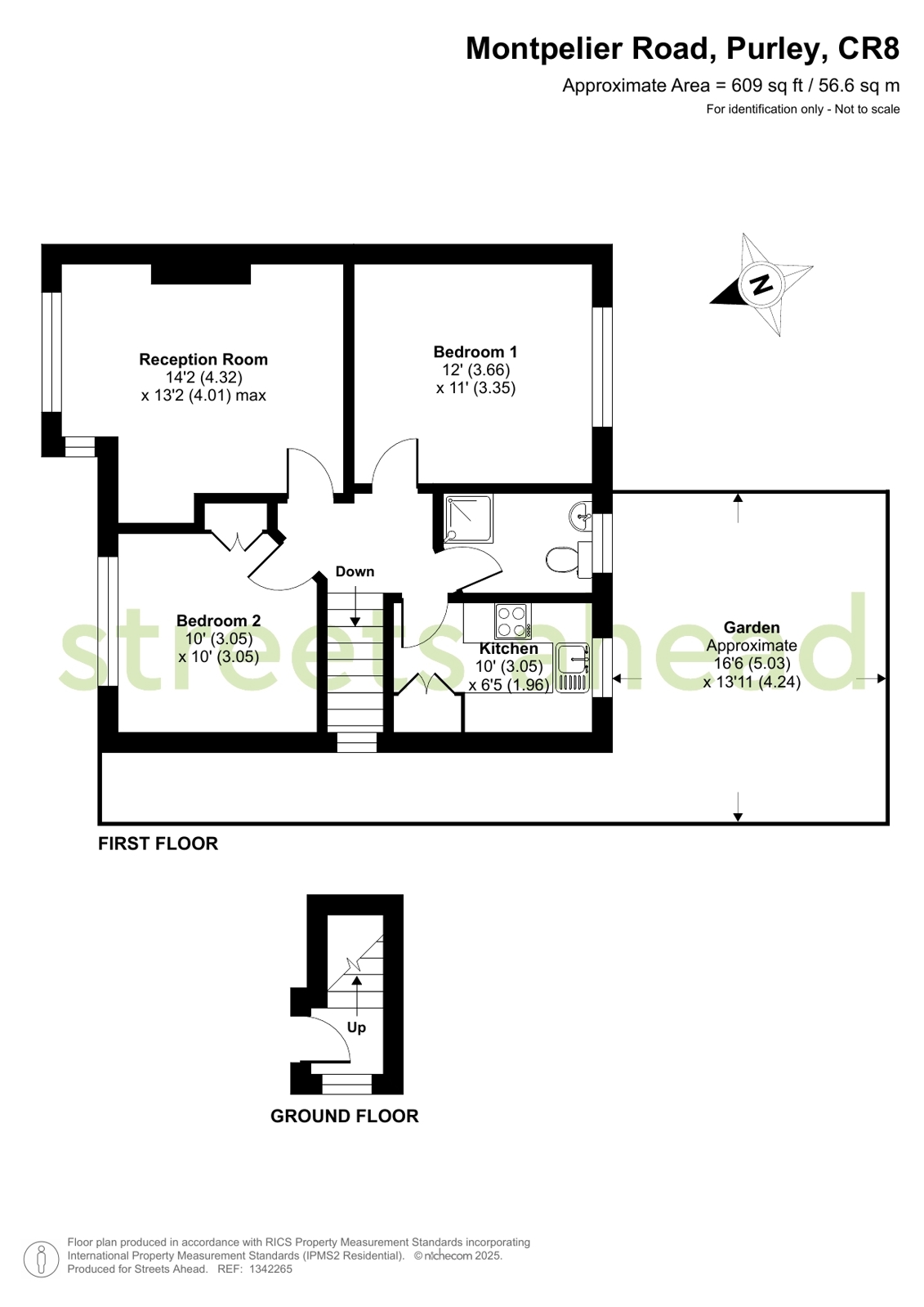 128, Montpelier Road, Purley floorplan