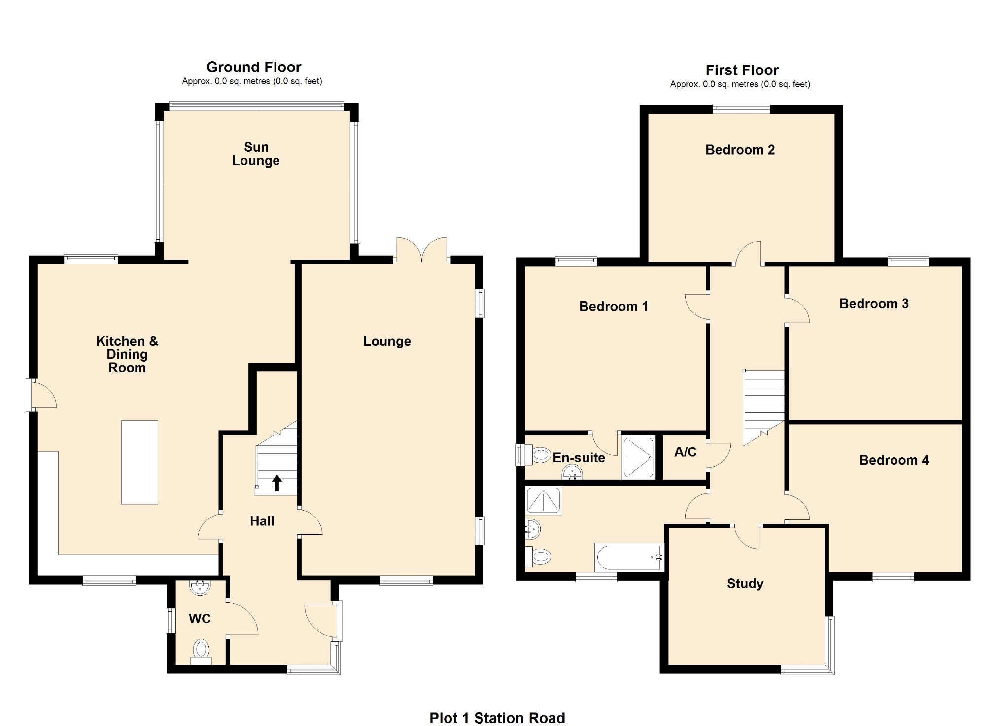 New home, 4 bed detached house for sale in Station Road, Nantgaredig