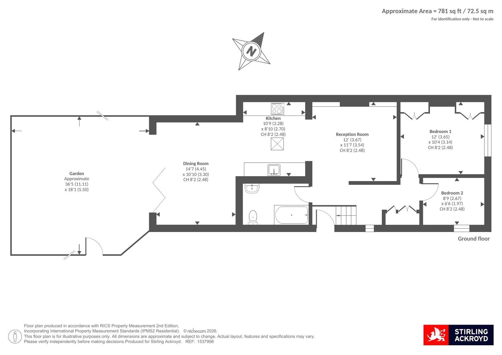 Cambridge Road North, London floorplan