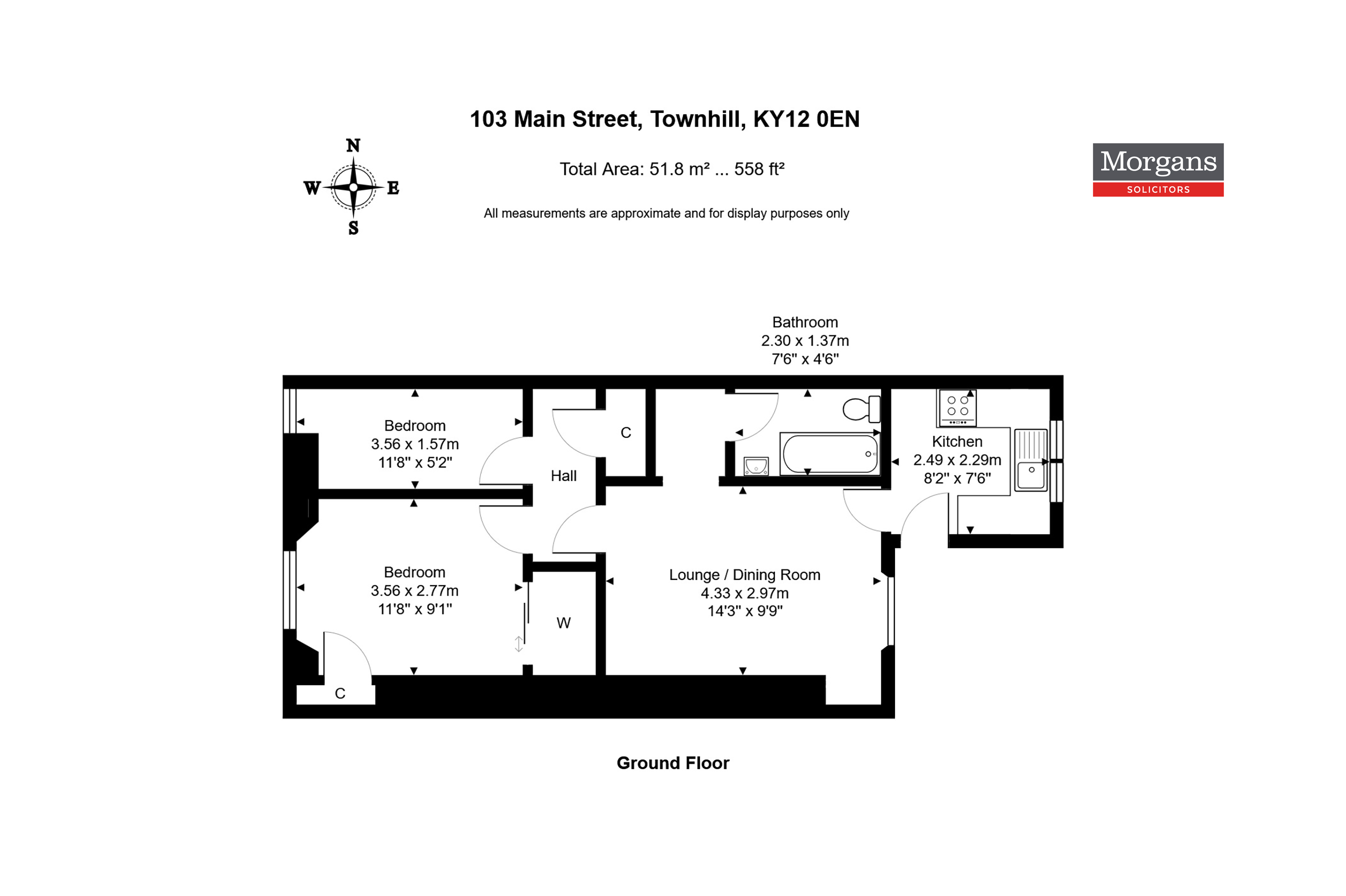 103, Main Street, Townhill floorplan