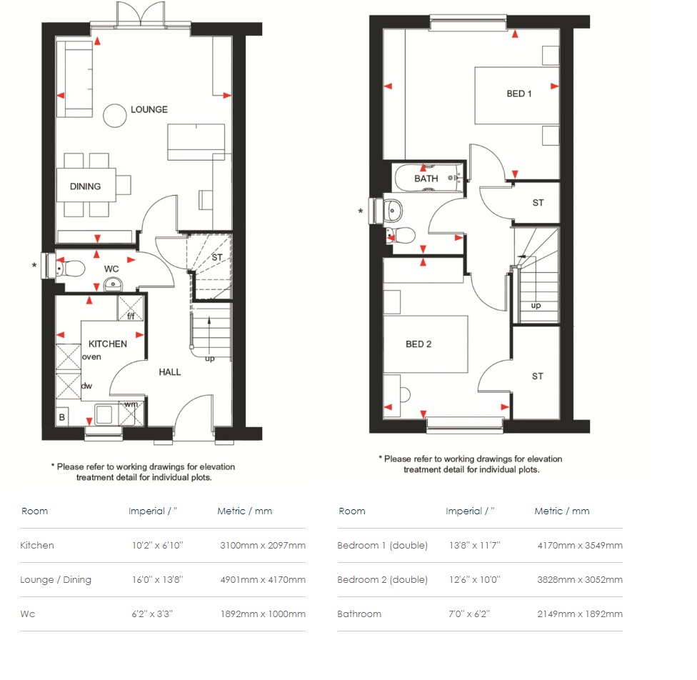 2 Bedrooms Semi-detached house for sale in Hook Lane, Aldingbourne, Chichester PO20