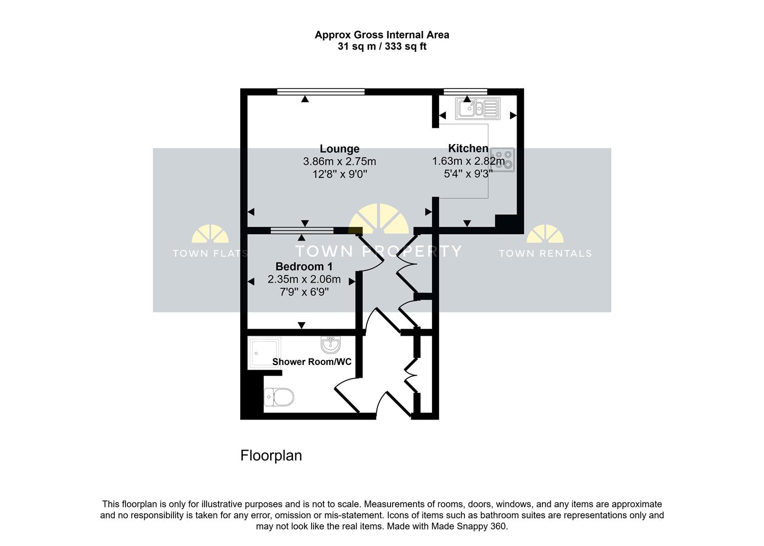 17, Sherborne Court, Upperton Road, Eastbourne floorplan