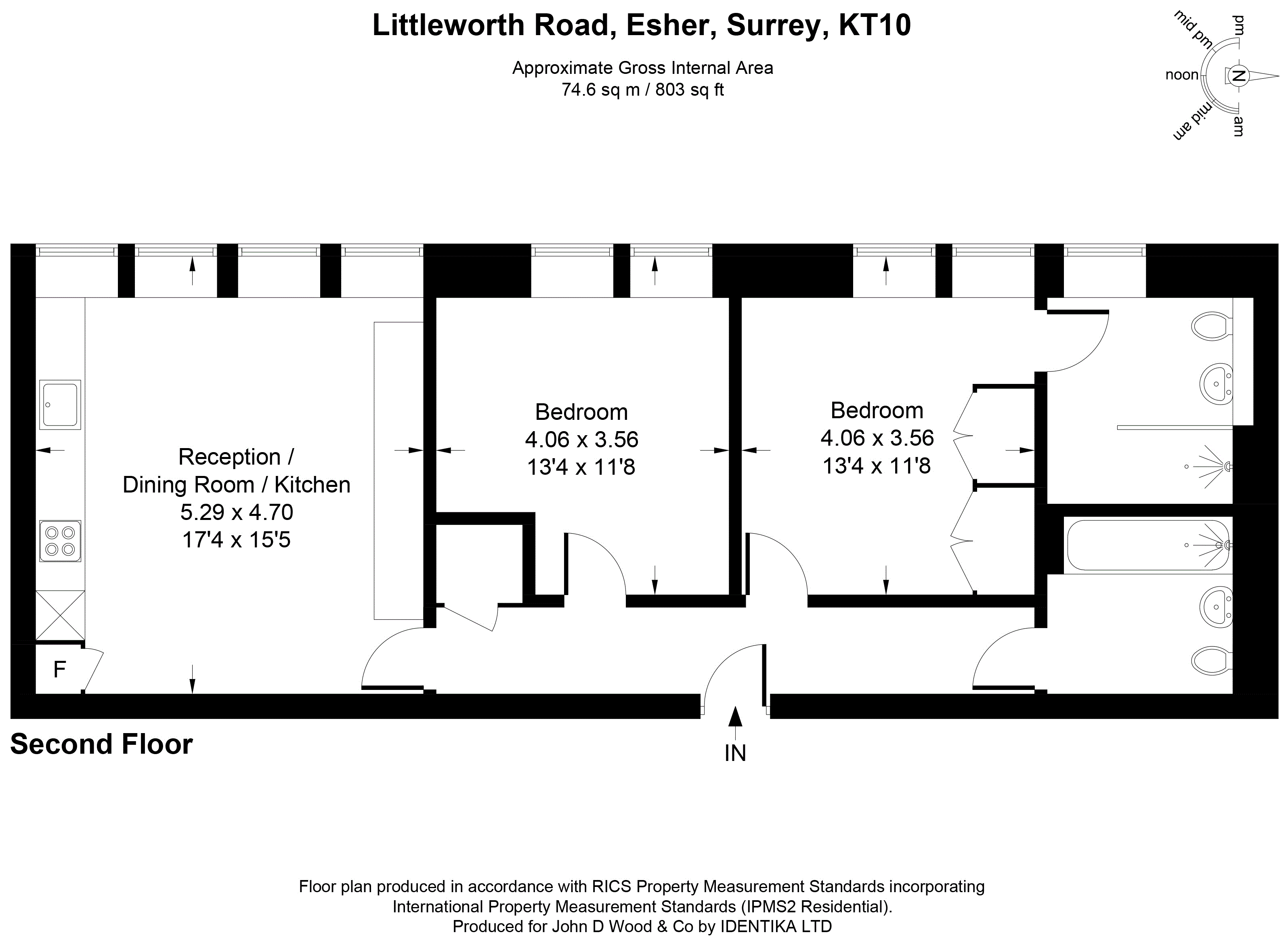 Flat 48, 4, Littleworth Road, Surrey floorplan