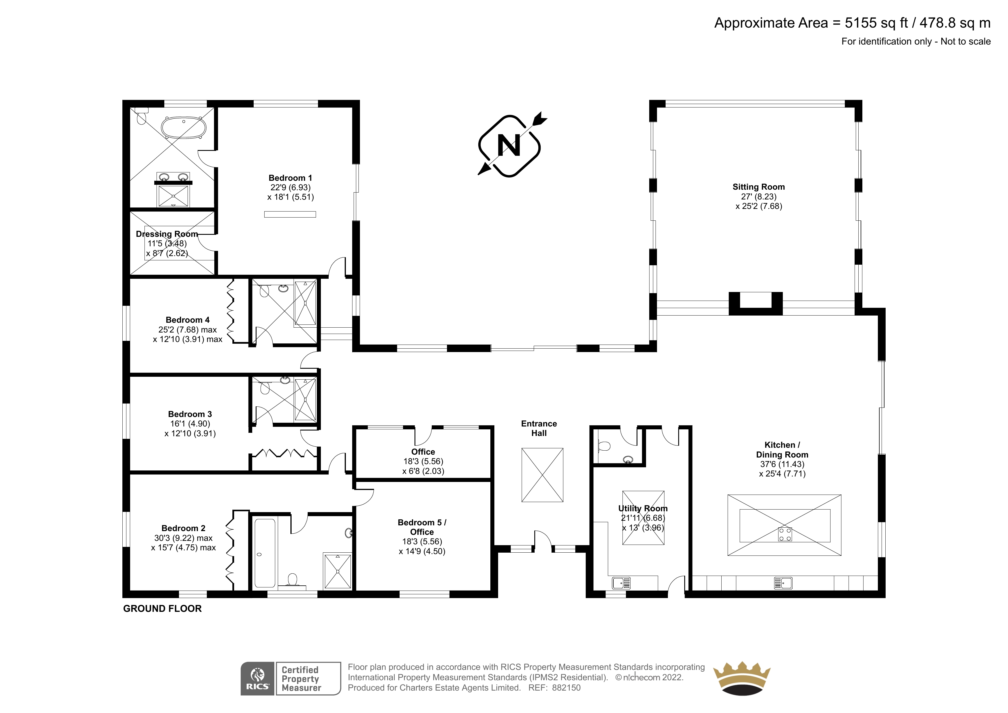 1, Texas Drive, Hampshire floorplan