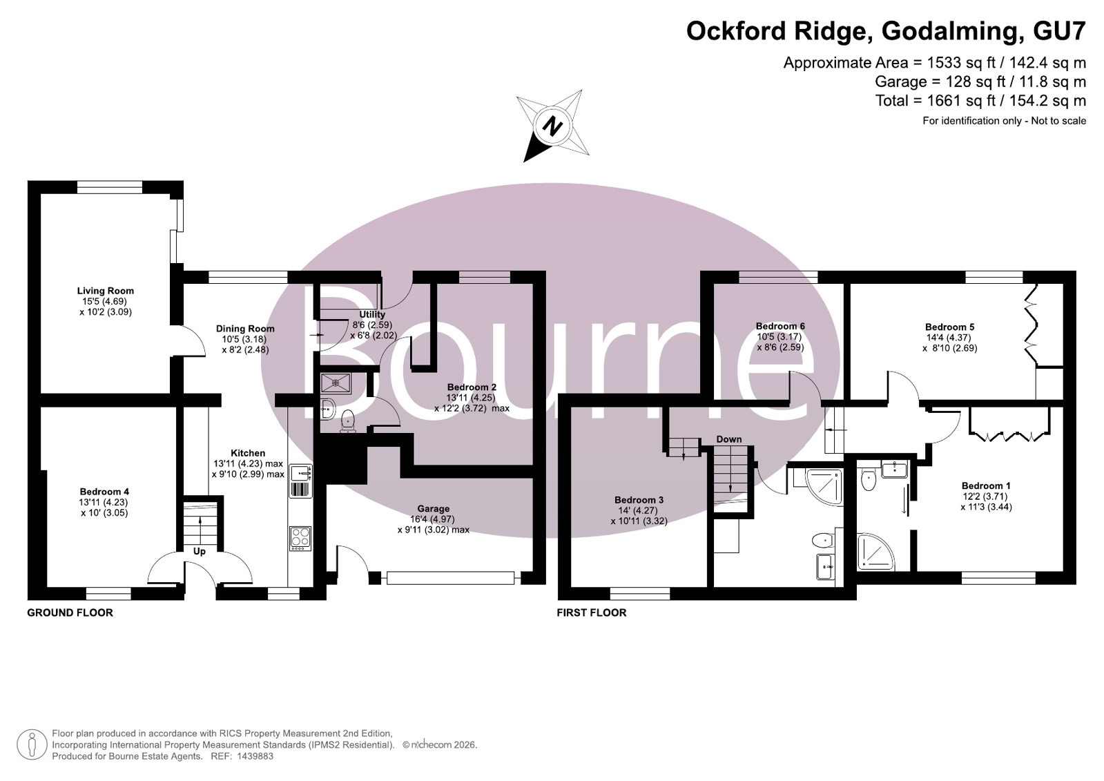 191, Ockford Ridge, Godalming floorplan