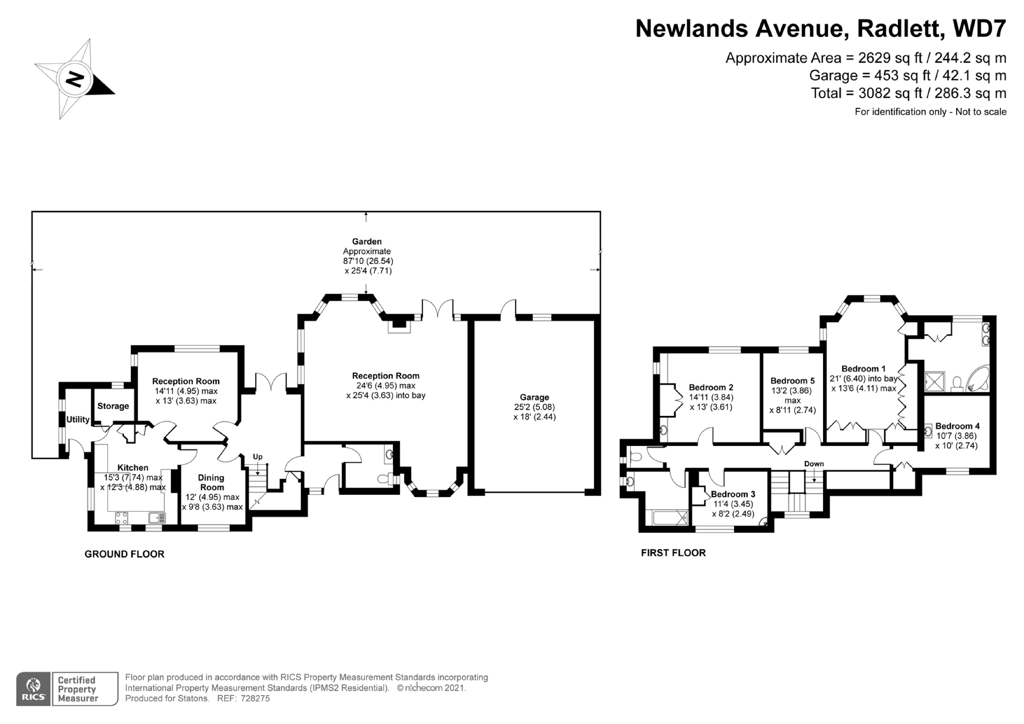 Newlands Avenue, Radlett, Hertfordshire WD7, 5 bedroom detached house for sale 58725327