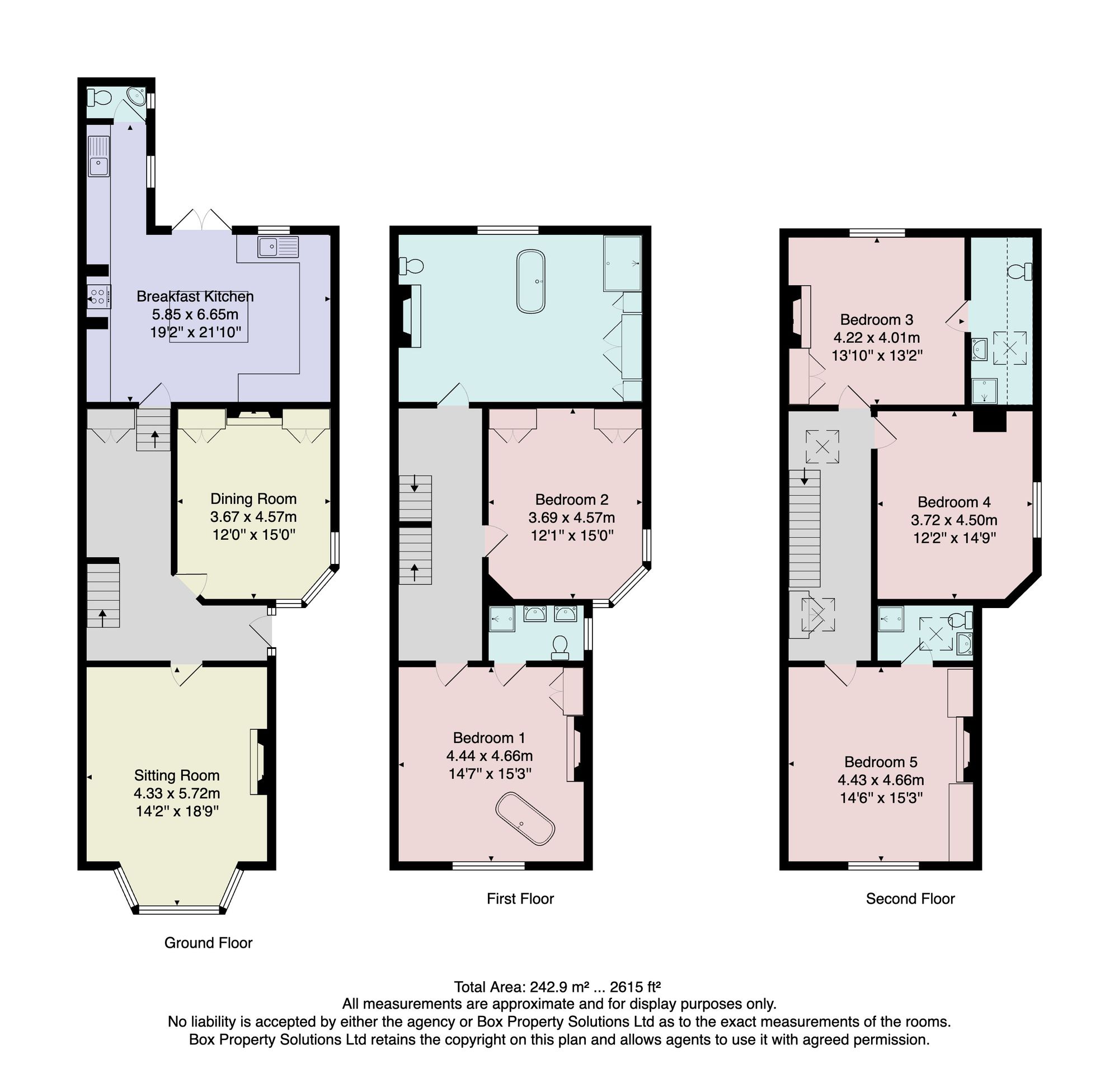 3, Spring Grove, Harrogate, HG1 floorplan