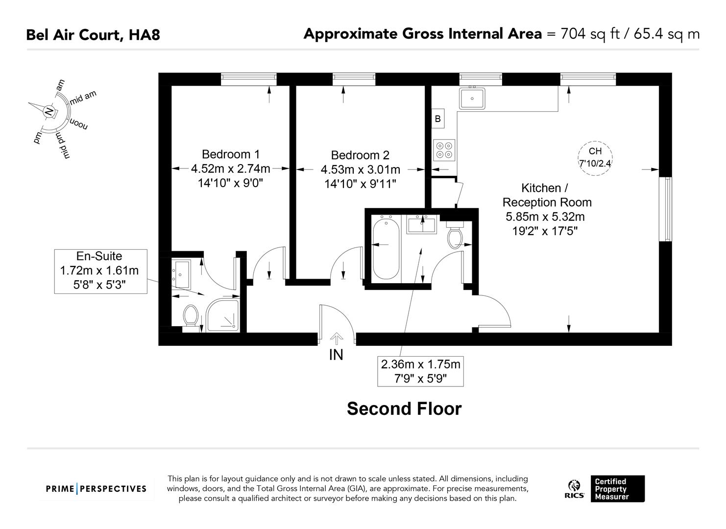 9, Belair Court, Edgware floorplan