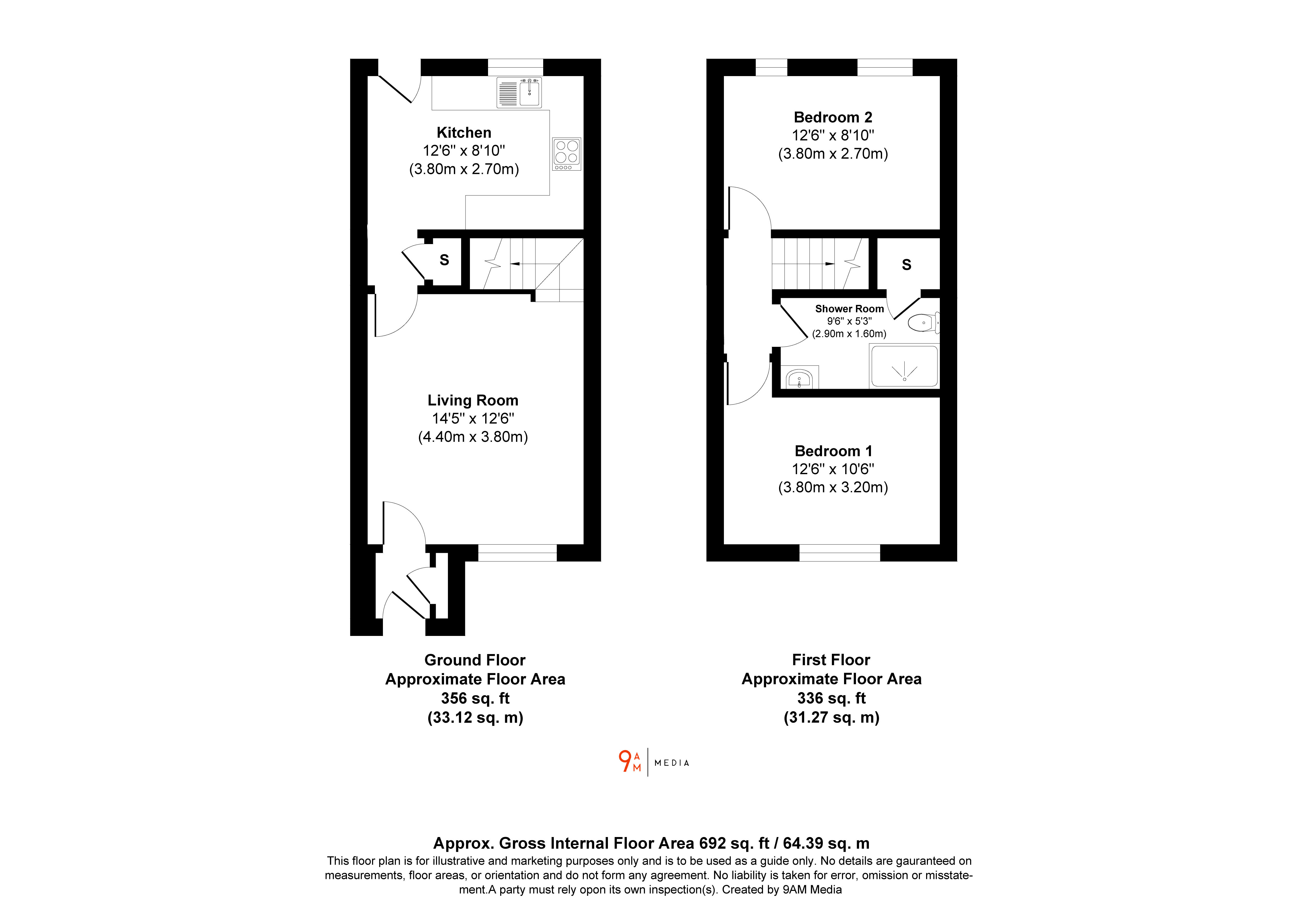 62, Letham Way, Dalgety Bay floorplan