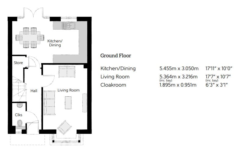The Chandler, Pincey Brook Drive, Great Dunmow floorplan