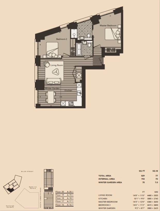2 Bedrooms Flat for sale in South Lambeth Road, London SW8