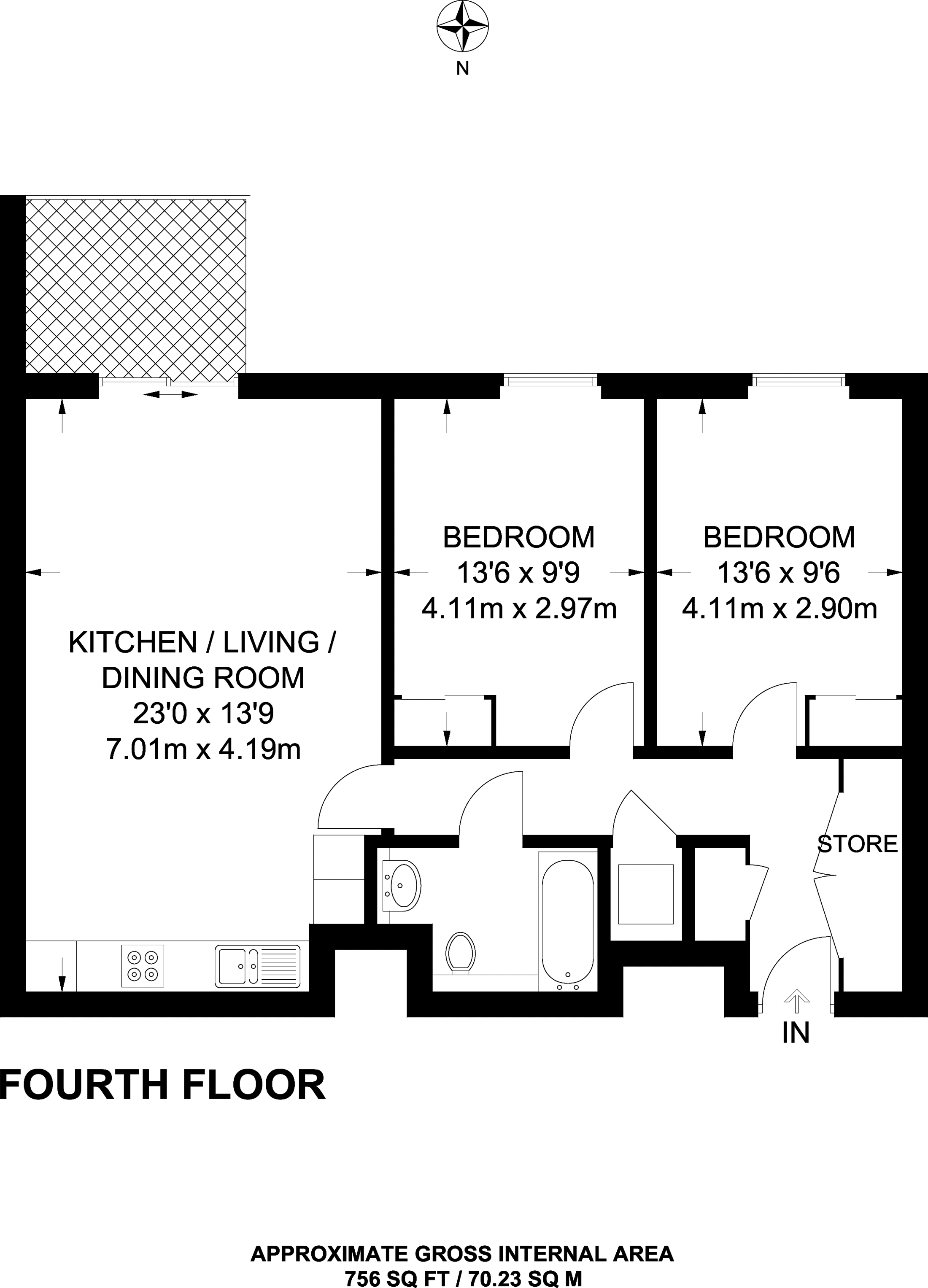 2 Bedrooms Flat to rent in London Road, Barking IG11
