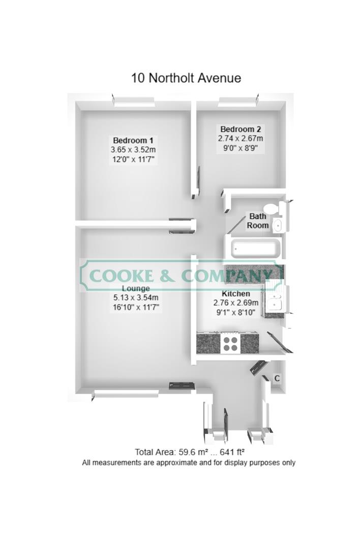 10, Northolt Avenue, Leigh floorplan