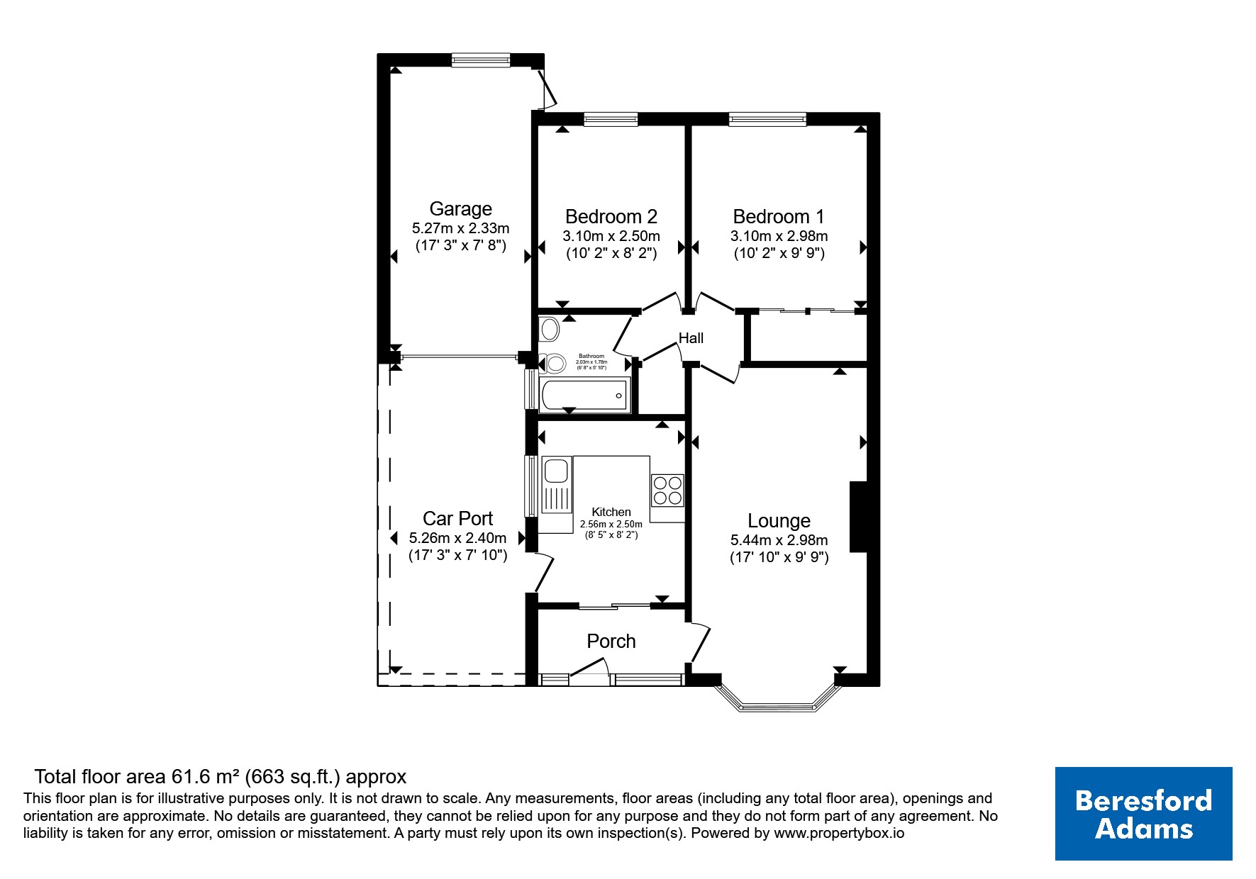 19, Woodfield Avenue, Conwy floorplan