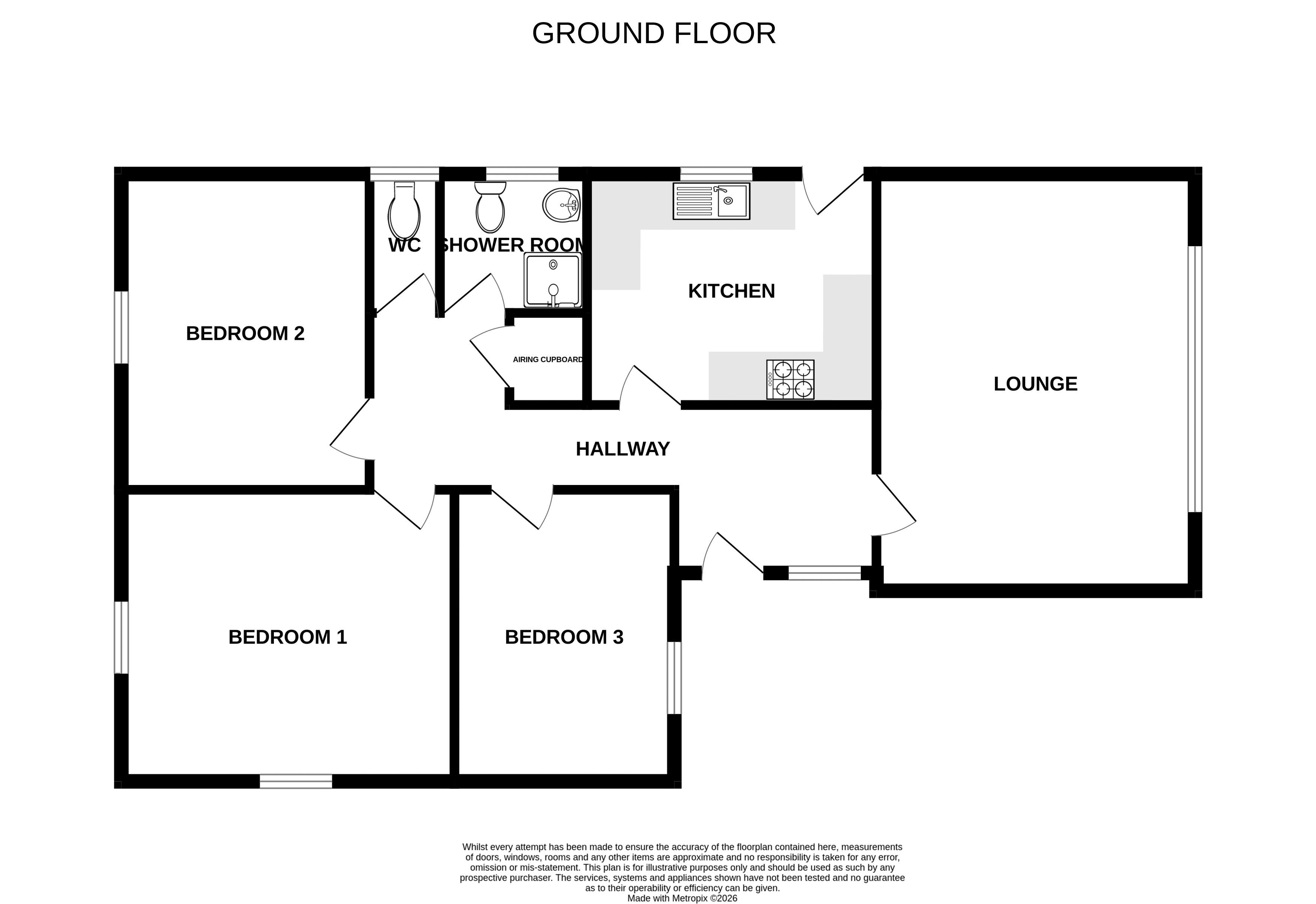 2, Bourne Close, Horndean floorplan