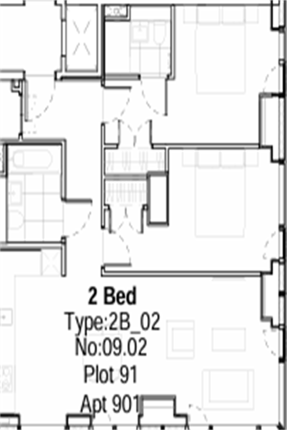 250, Flat 902, Great Ancoats Street, Manchester floorplan