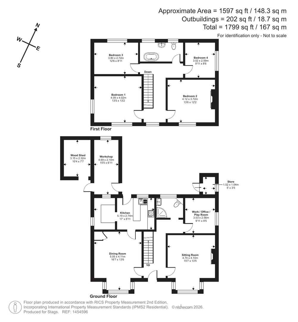 Greatclose Farm House, Buckerell, Honiton floorplan