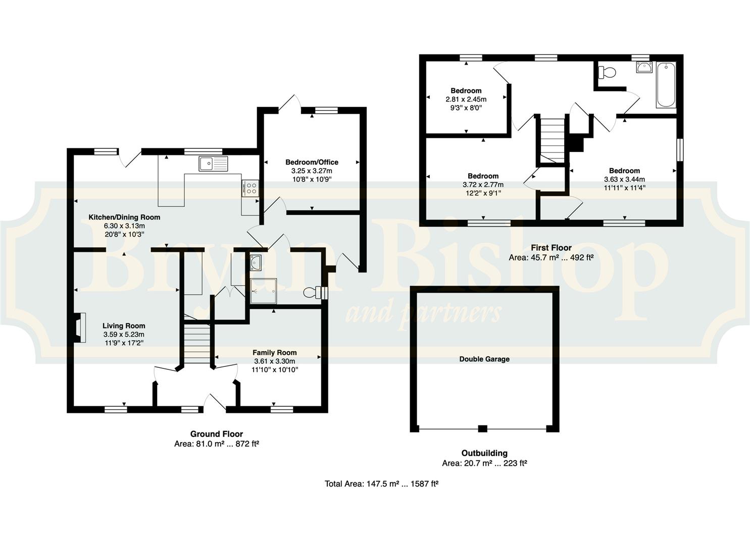 37, Hawbush Rise, Welwyn floorplan
