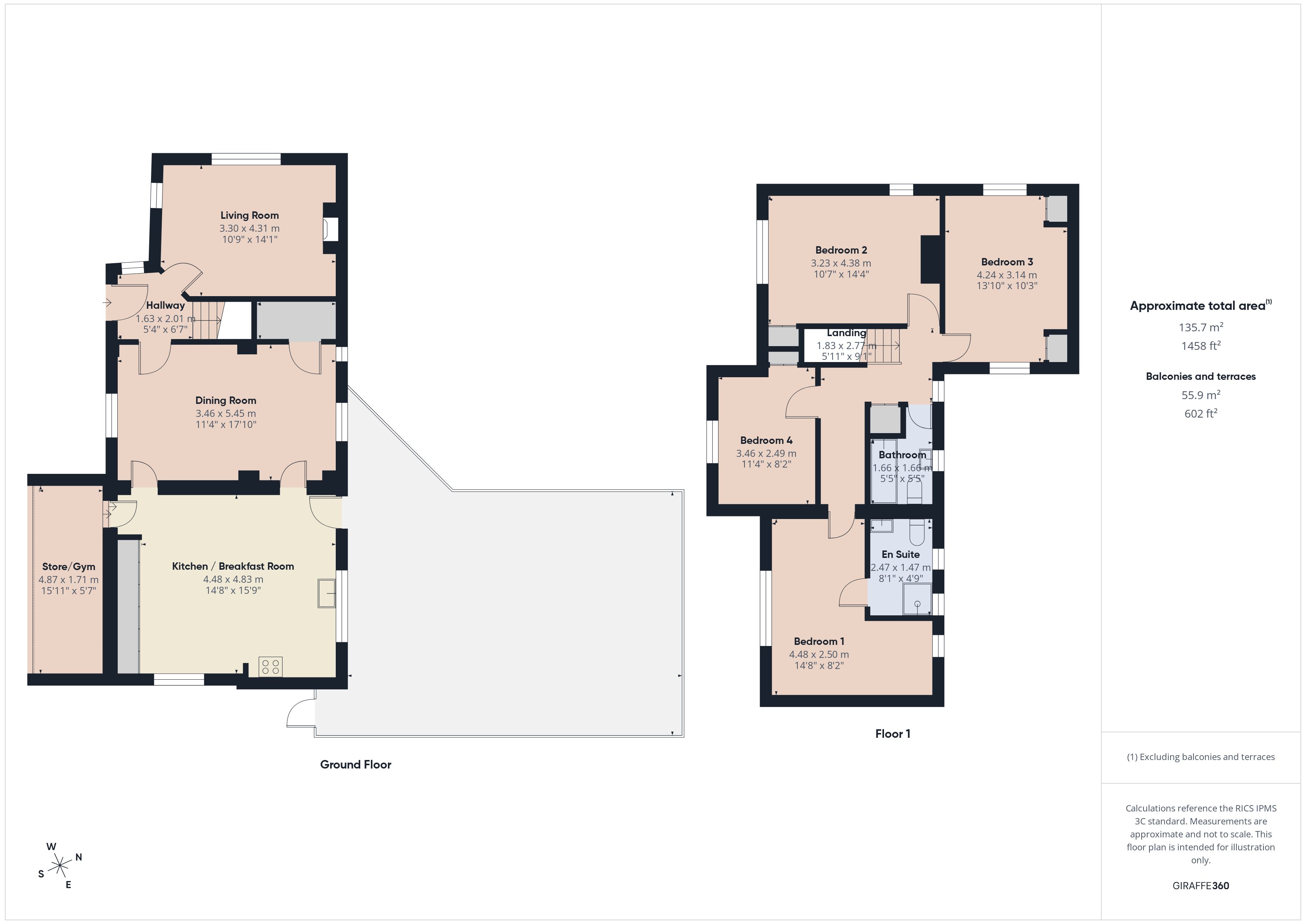 4, Meadow Way, Amersham floorplan