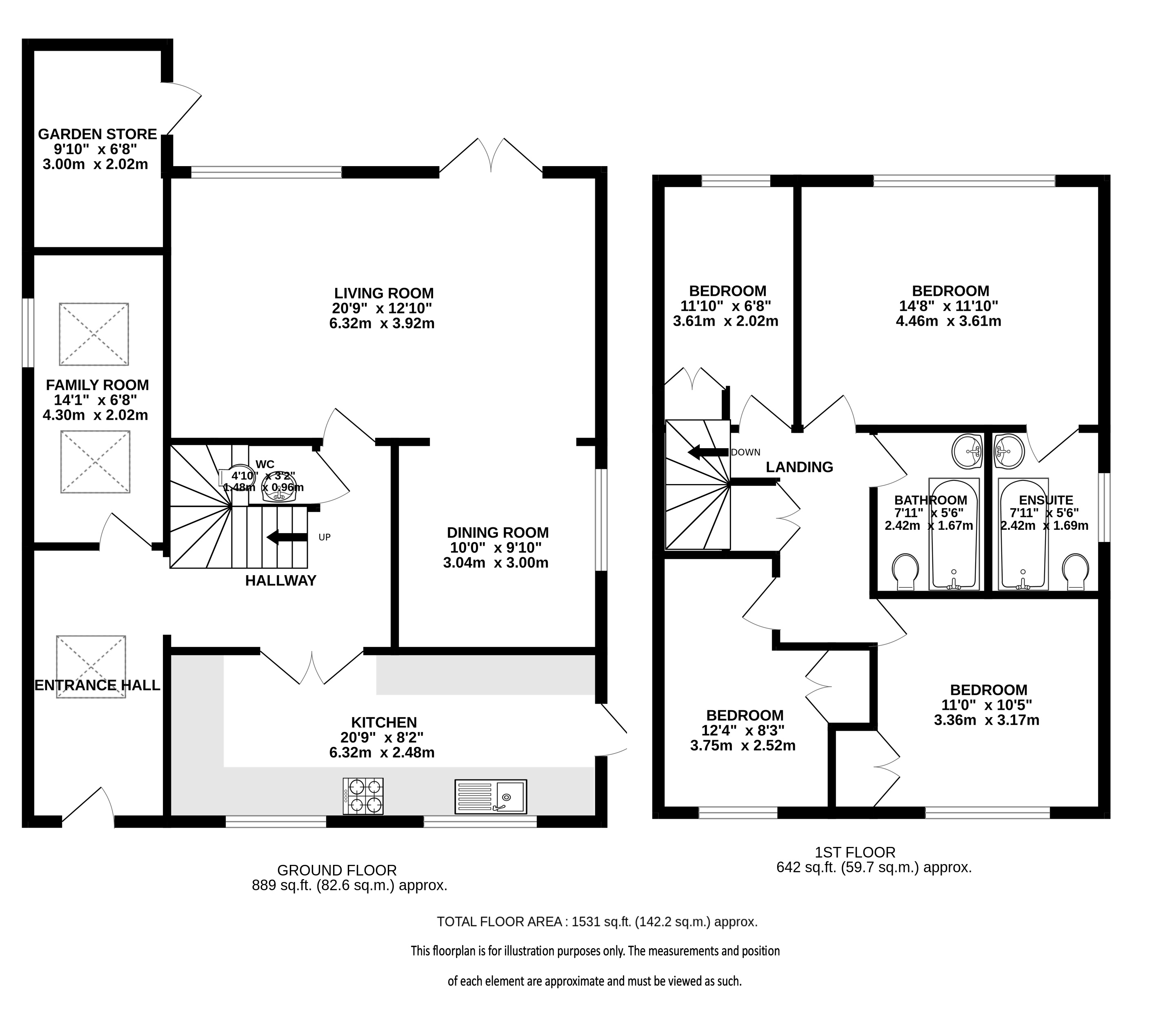 5, Courtfields, Hertfordshire floorplan