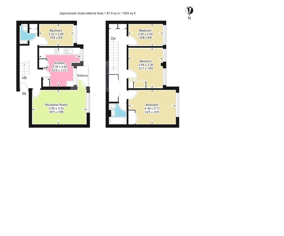 16, Dalkeith Court, Vincent Street, London floorplan