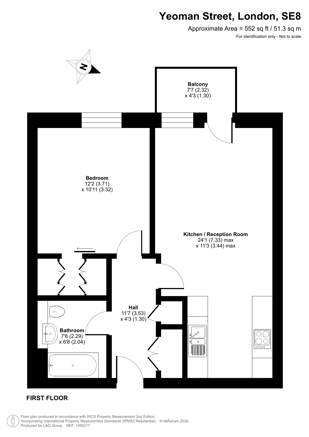 Yeoman Street, London floorplan