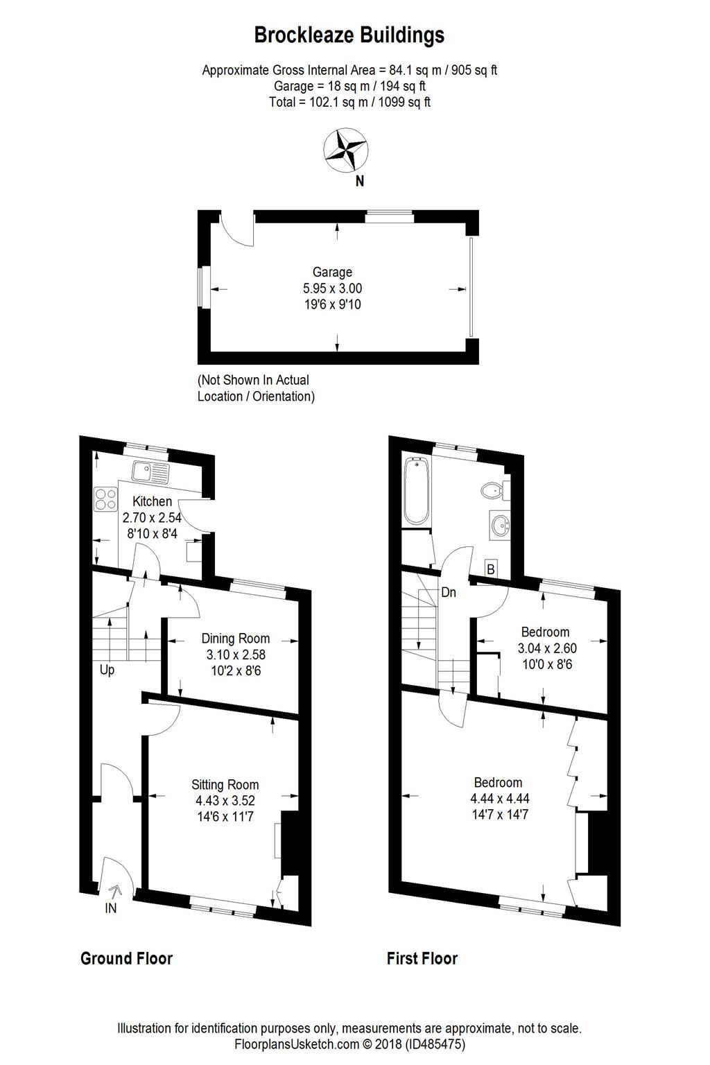 2 Bedrooms Cottage for sale in Brookleaze Buildings, Bath, Somerset BA1
