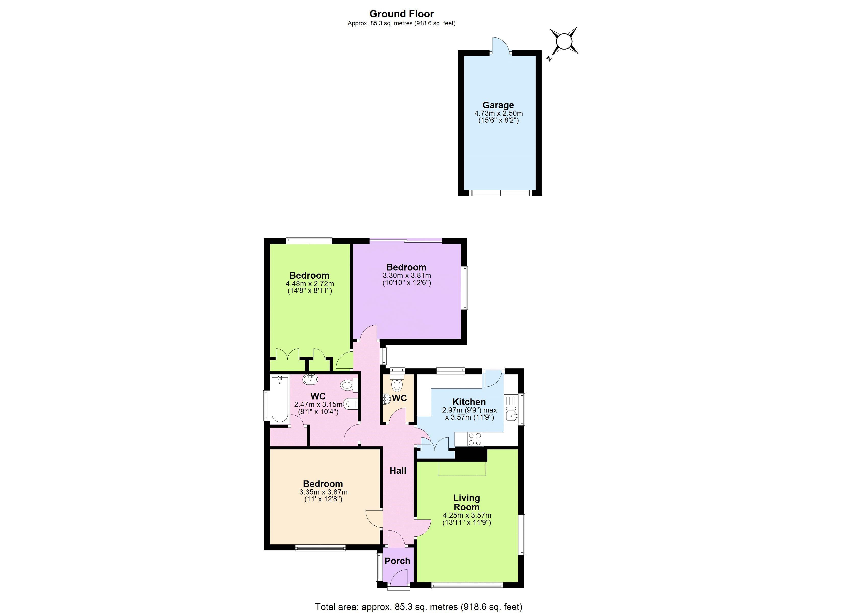 Brookside Crescent, Cuffley, Potters Bar EN6, 3 bedroom detached bungalow for sale 58995670