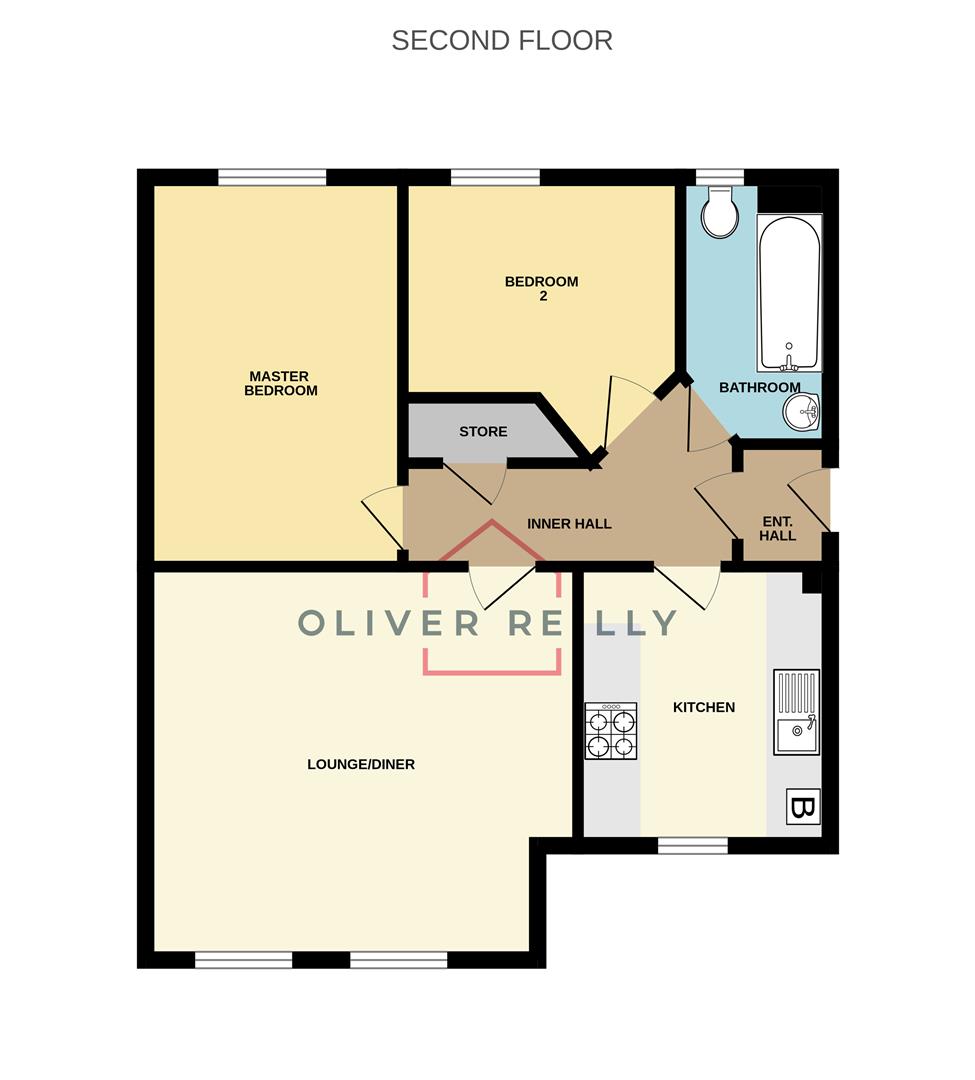 Barrows Gate, Newark floorplan