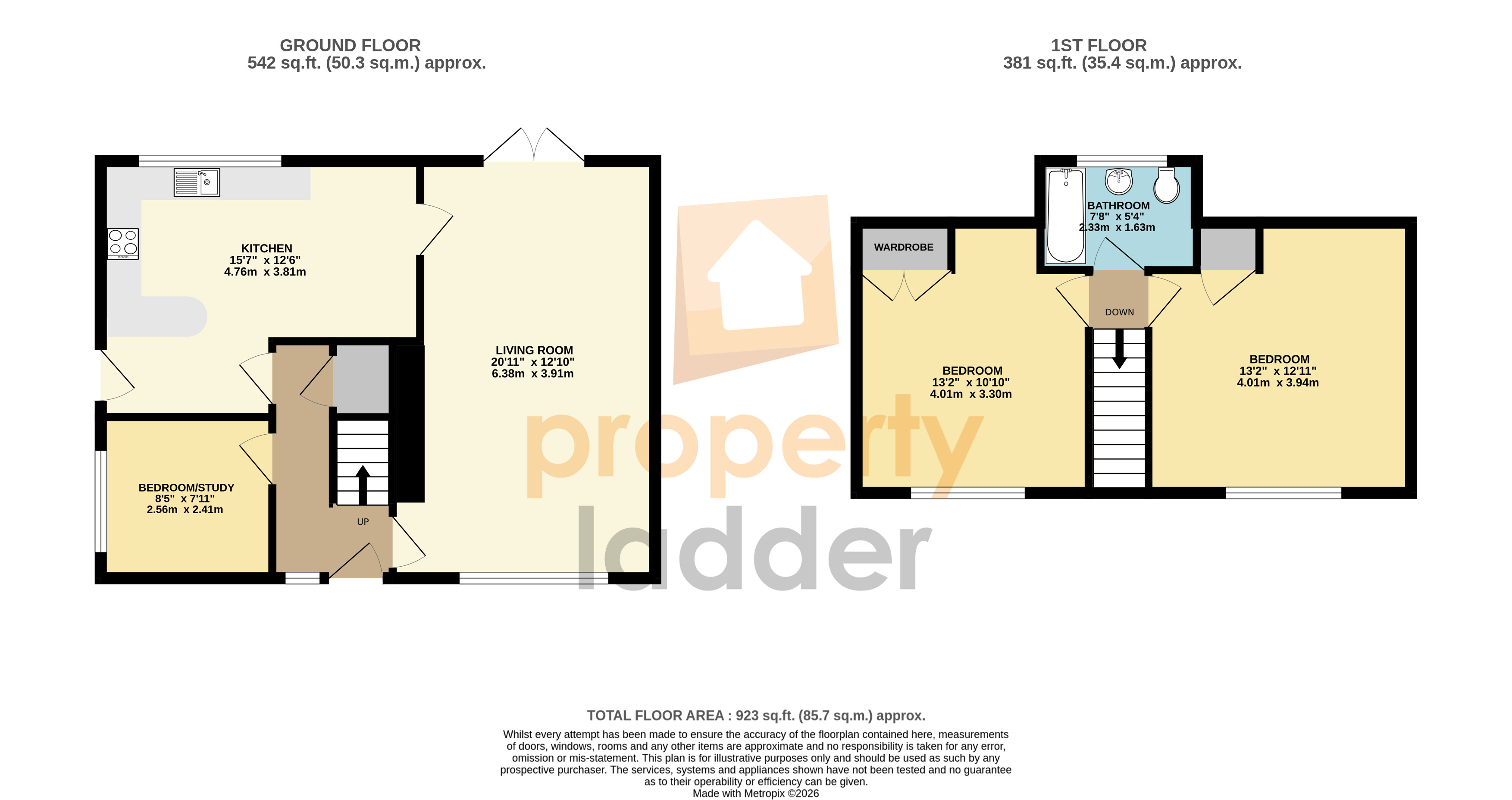 16, Mead Close, Norwich floorplan