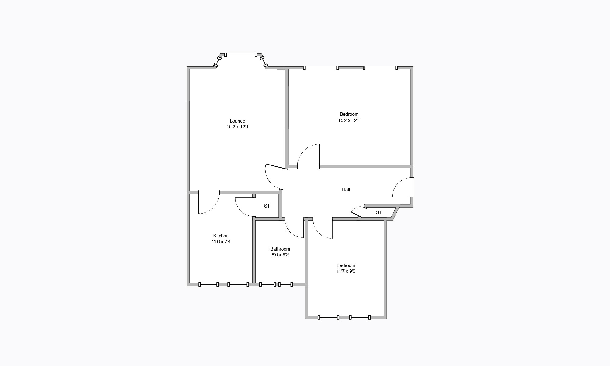 2 Bedrooms Flat for sale in Halbert Street, Flat 2/1, Shawlands, Glasgow G41