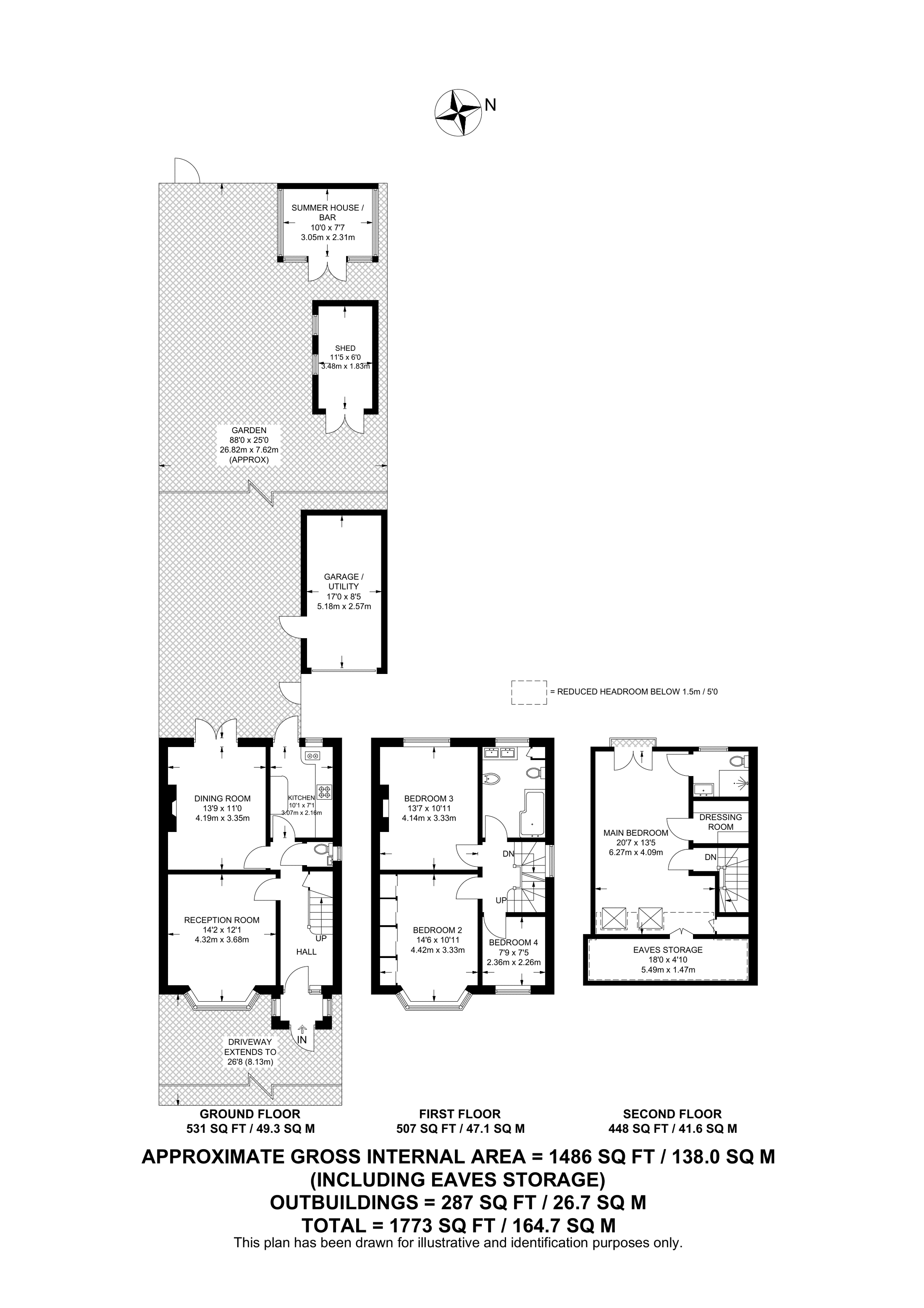 Hall Lane, Hendon floorplan