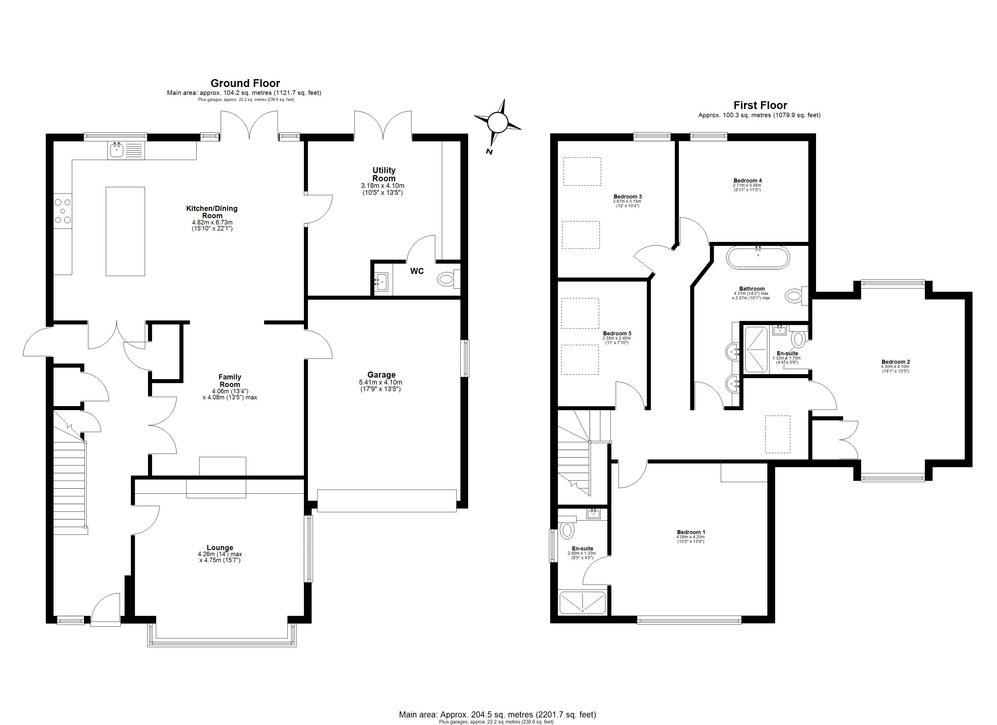 106, Barkham Road, Wokingham floorplan