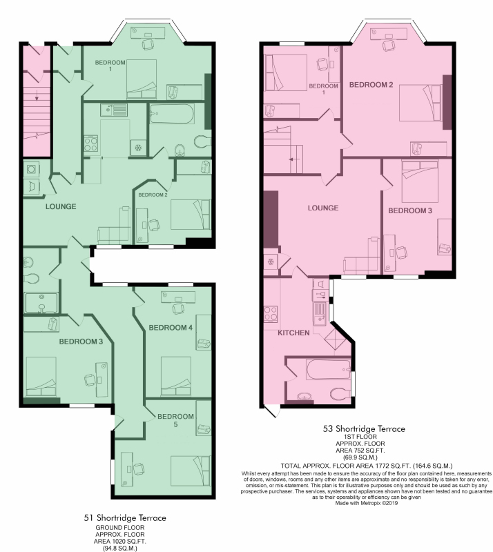 51, Shortridge Terrace, Newcastle floorplan