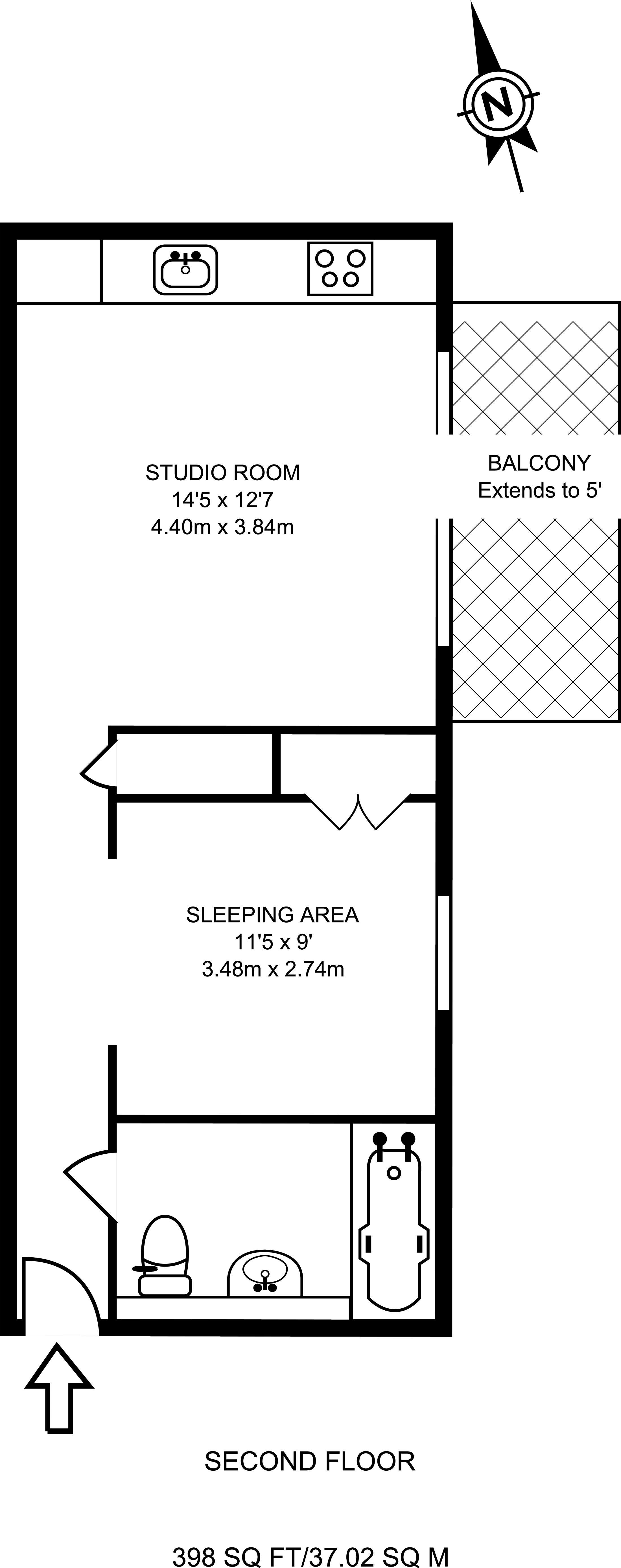 1 Bedrooms Flat to rent in Burdett Road, Mile End, London E3