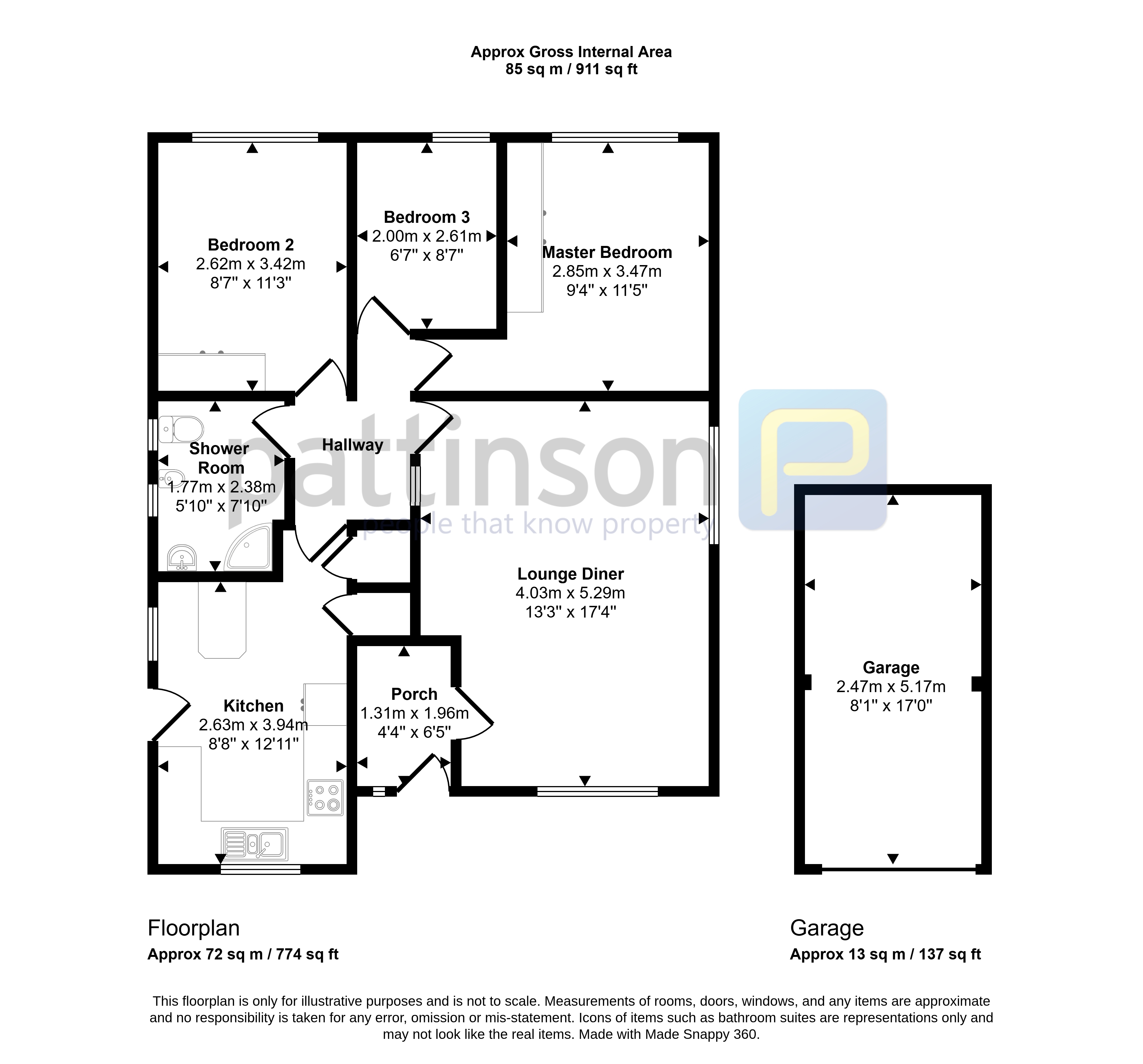 Nursery Park, Ashington floorplan