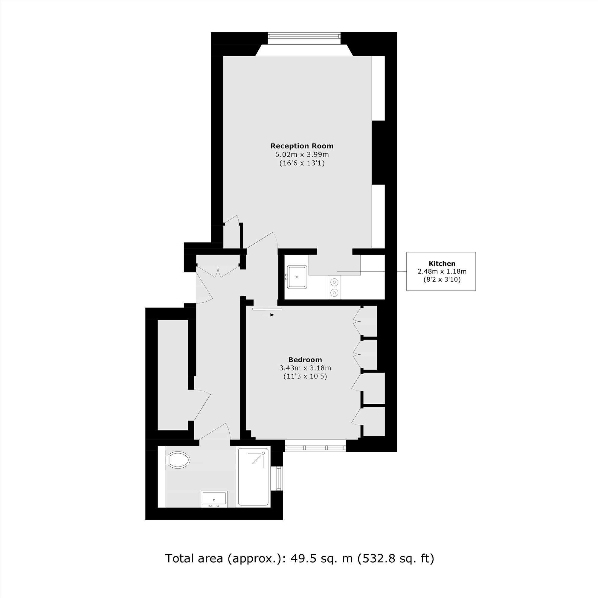 Pembridge Crescent, London floorplan