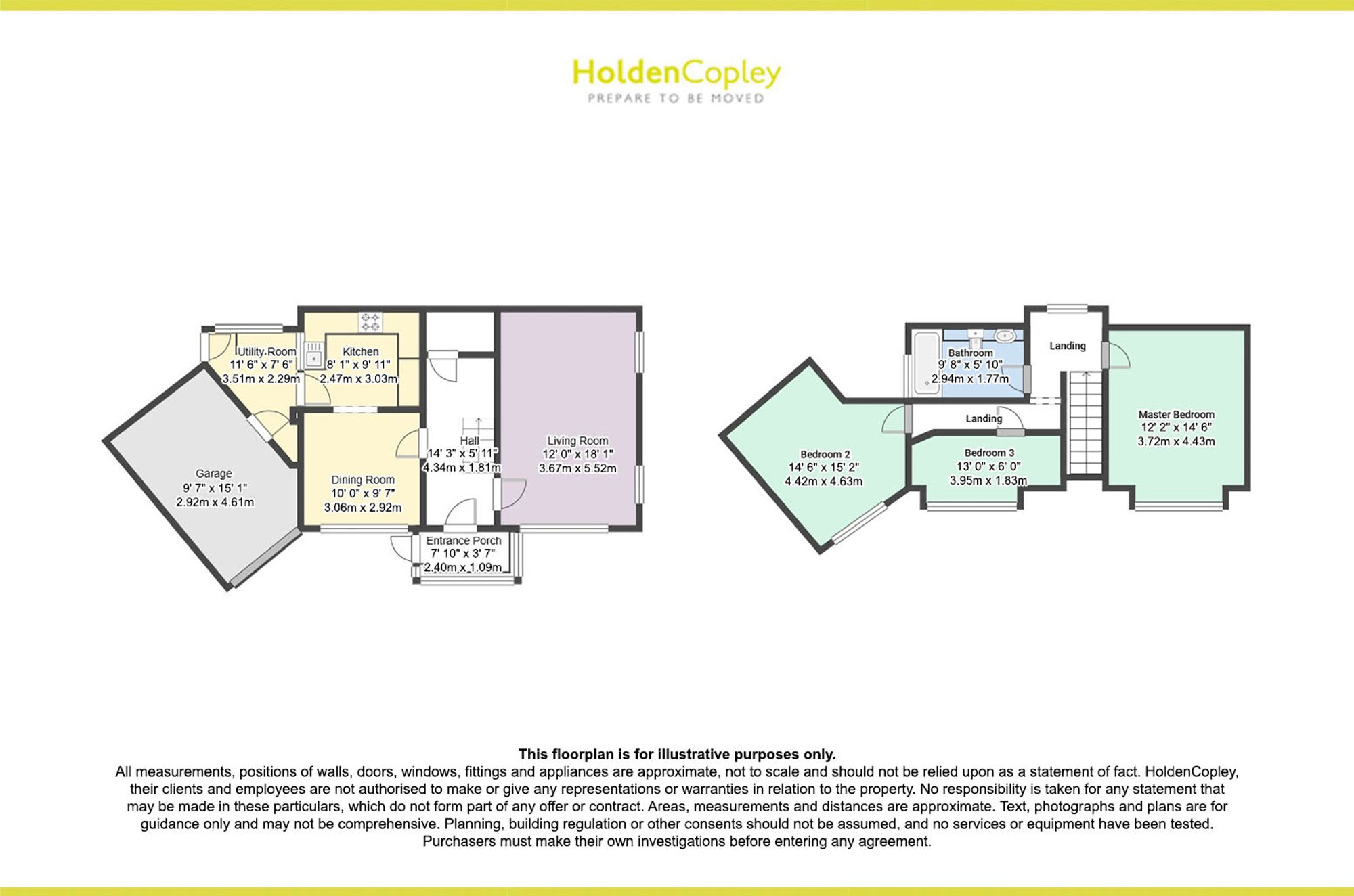 2 The Paddocks, Nottingham floorplan