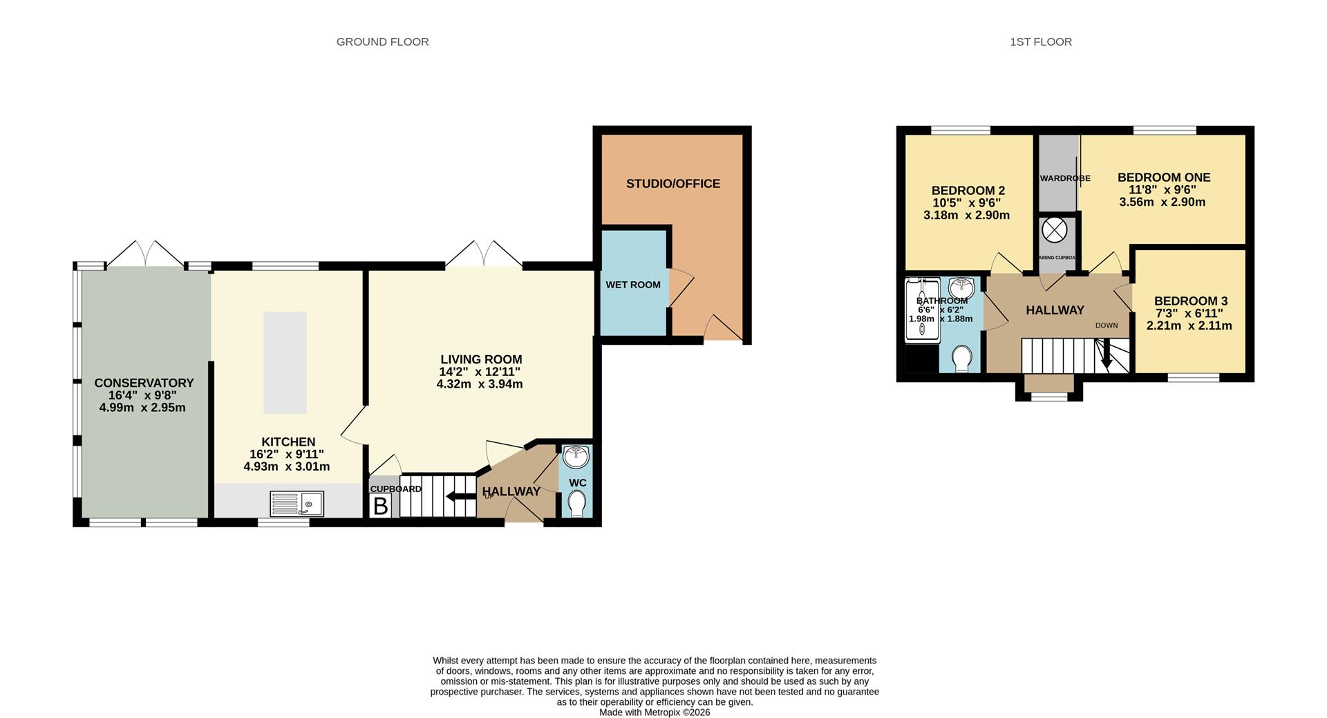 9, Rookwood Close, Uckfield floorplan