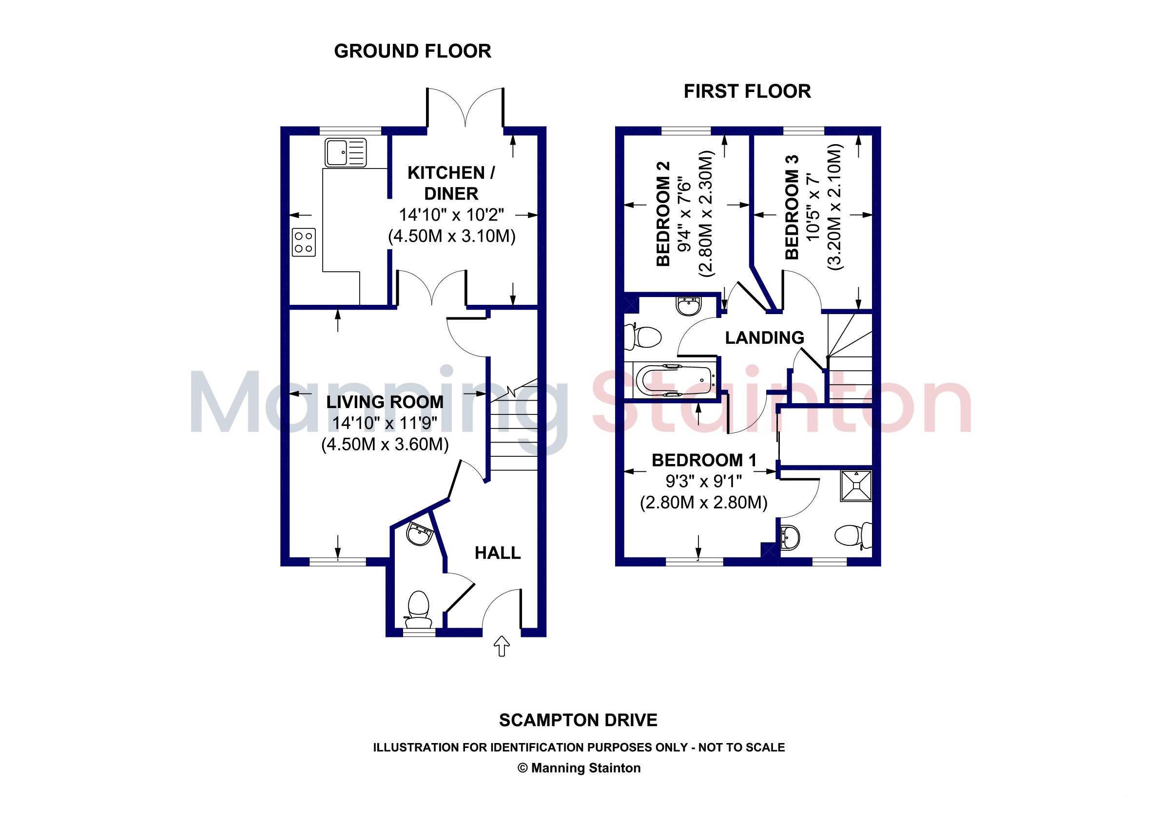 31, Scampston Drive, Wakefield floorplan